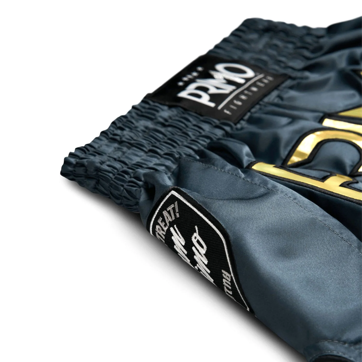 Primo Muay Thai Shorts - Hologram Series - Valor Grey - Image 2