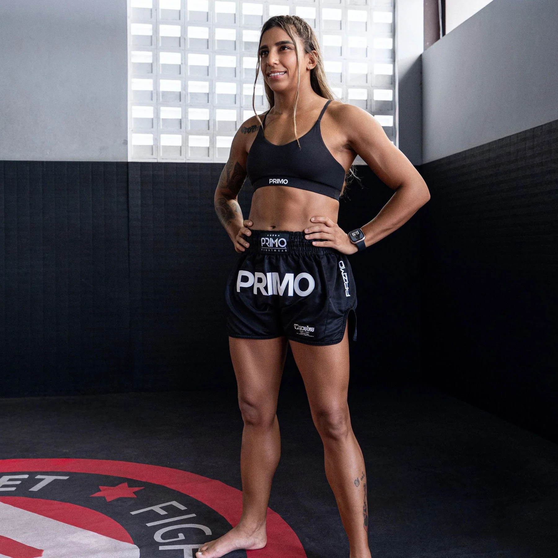 Primo Muay Thai Shorts - Mamba Series - Black - Image 4