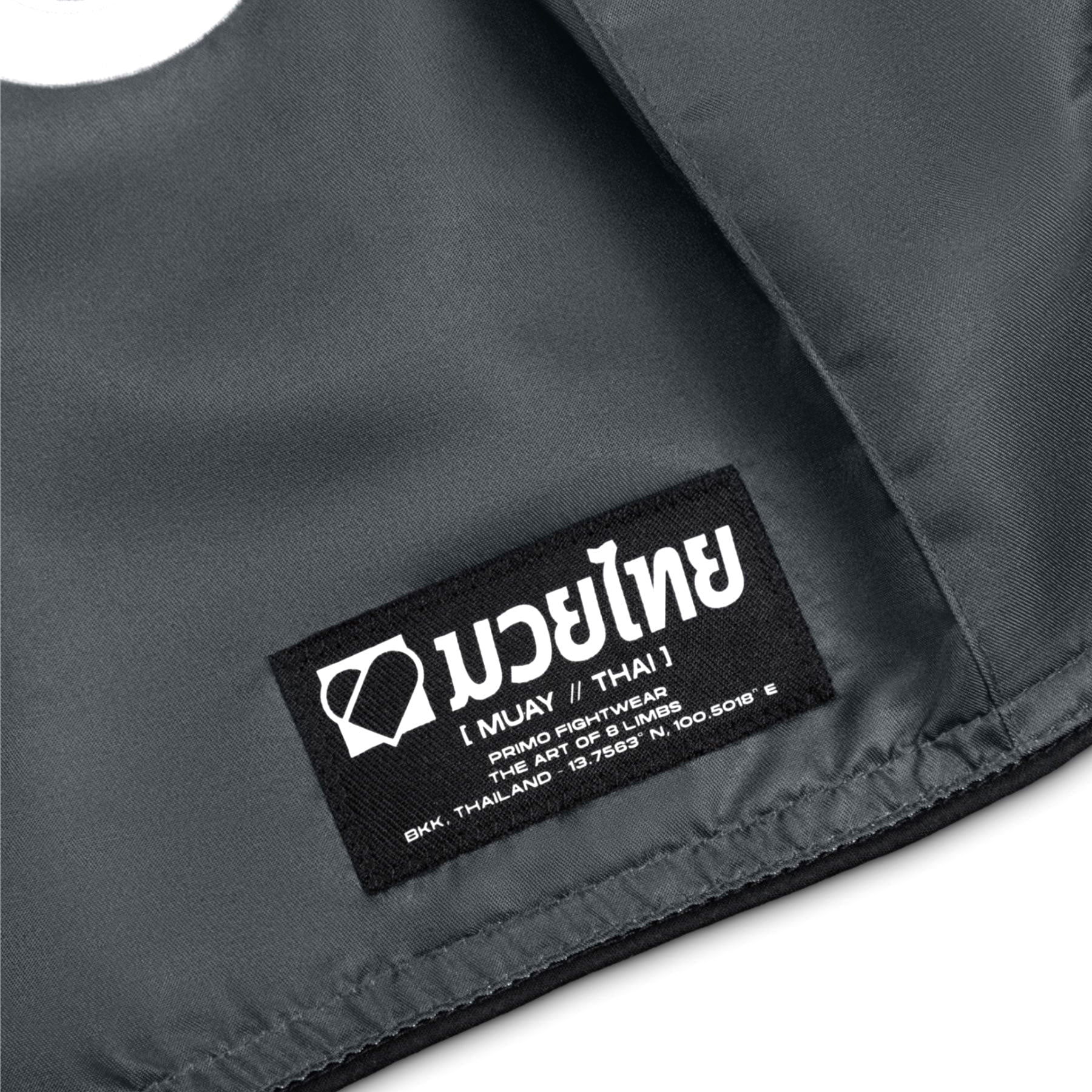 Primo Muay Thai Shorts - Mamba Series - Slate Grey - Image 3