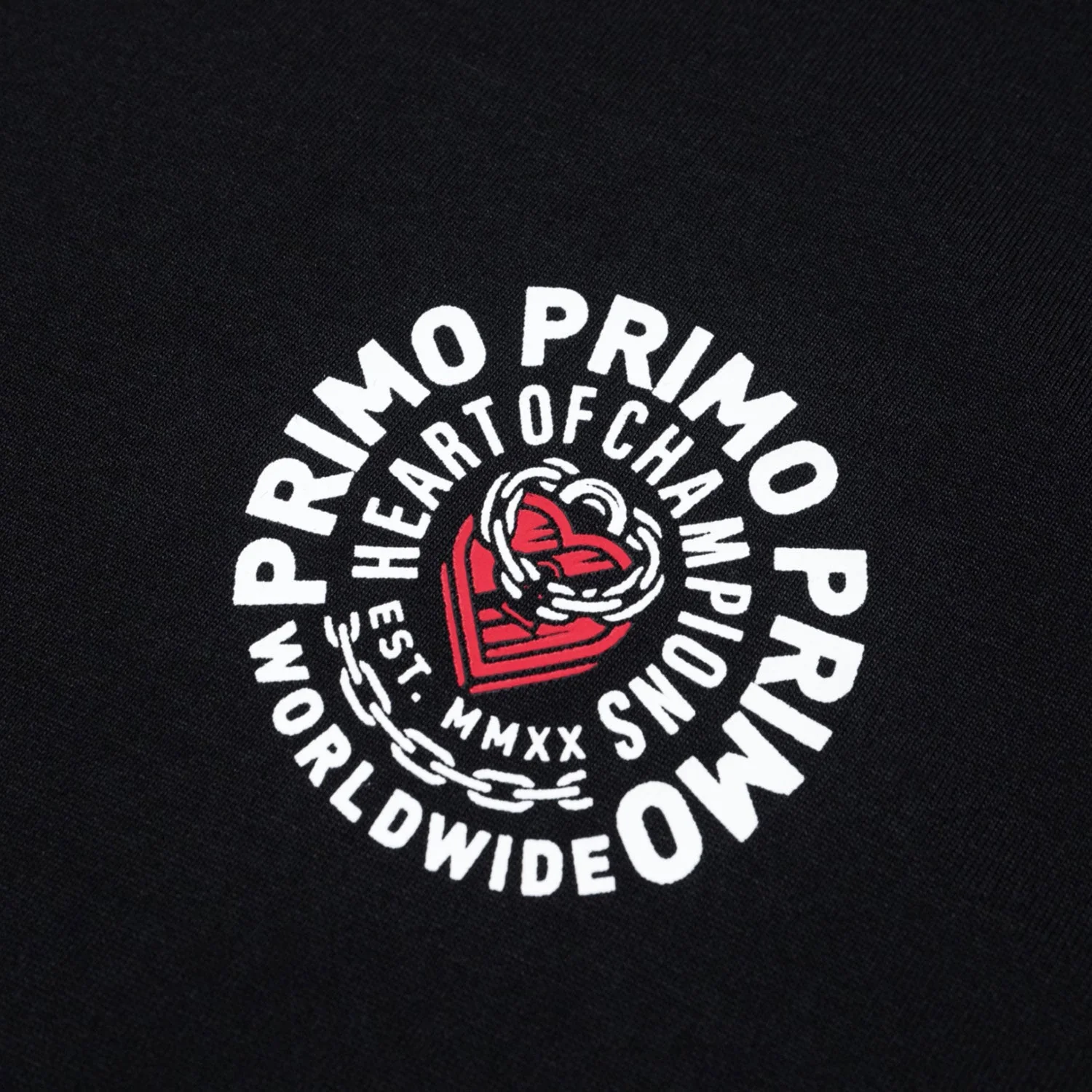Primo T-Shirt - Heart Of Champions - Black - Image 3