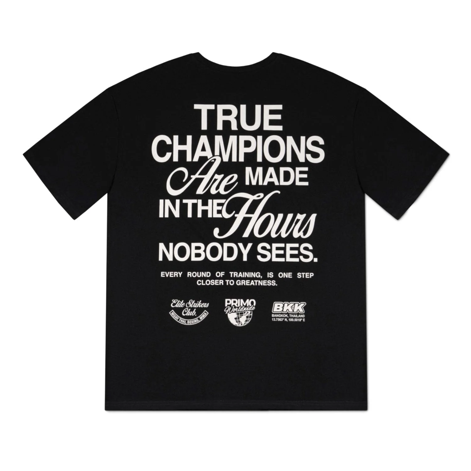 Primo T-Shirt - True Champions - Black - Image 2
