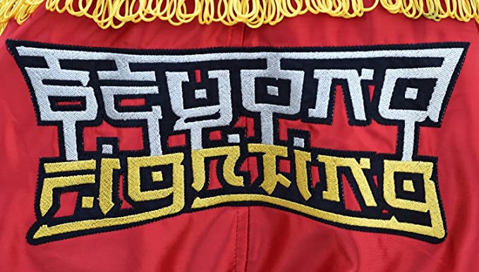 RDX R4 Muay Thai Shorts Red - Image 4