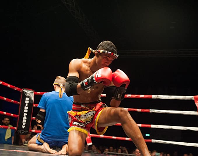 RDX R4 Muay Thai Shorts Red - Image 5