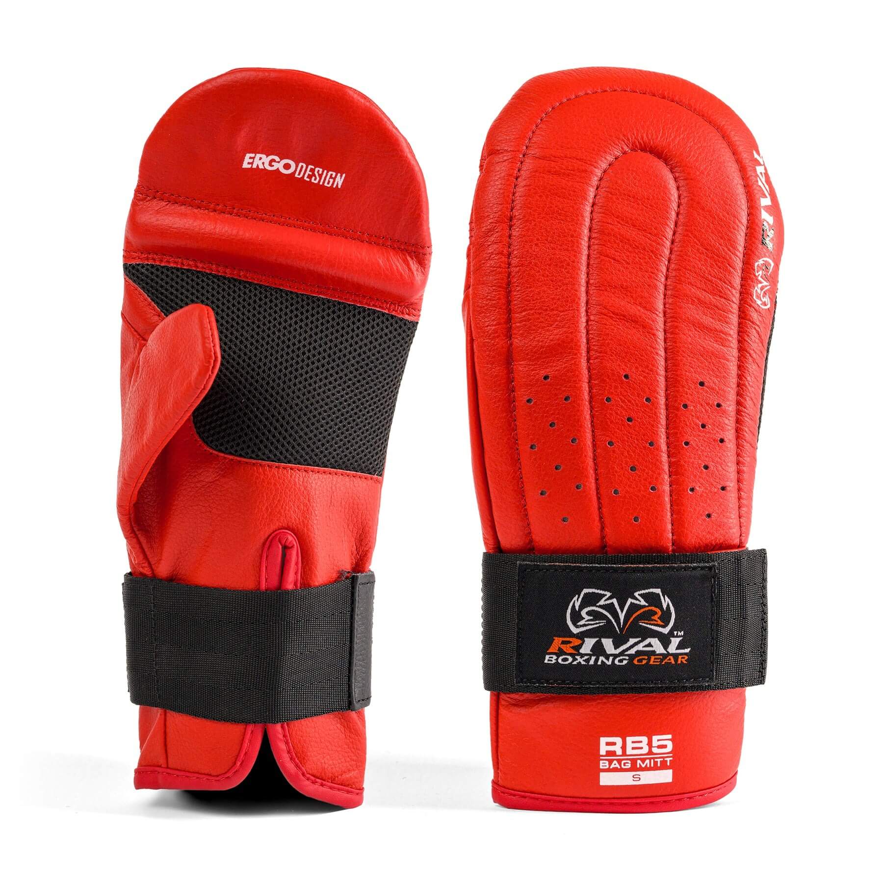 Rival RB5 Bag Mitts Red - Image 2