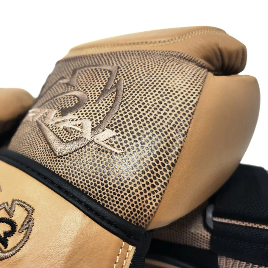 Rival RFX-Guerrero Intelli-Shock Bag Gloves Brown Snakeskin - Image 3