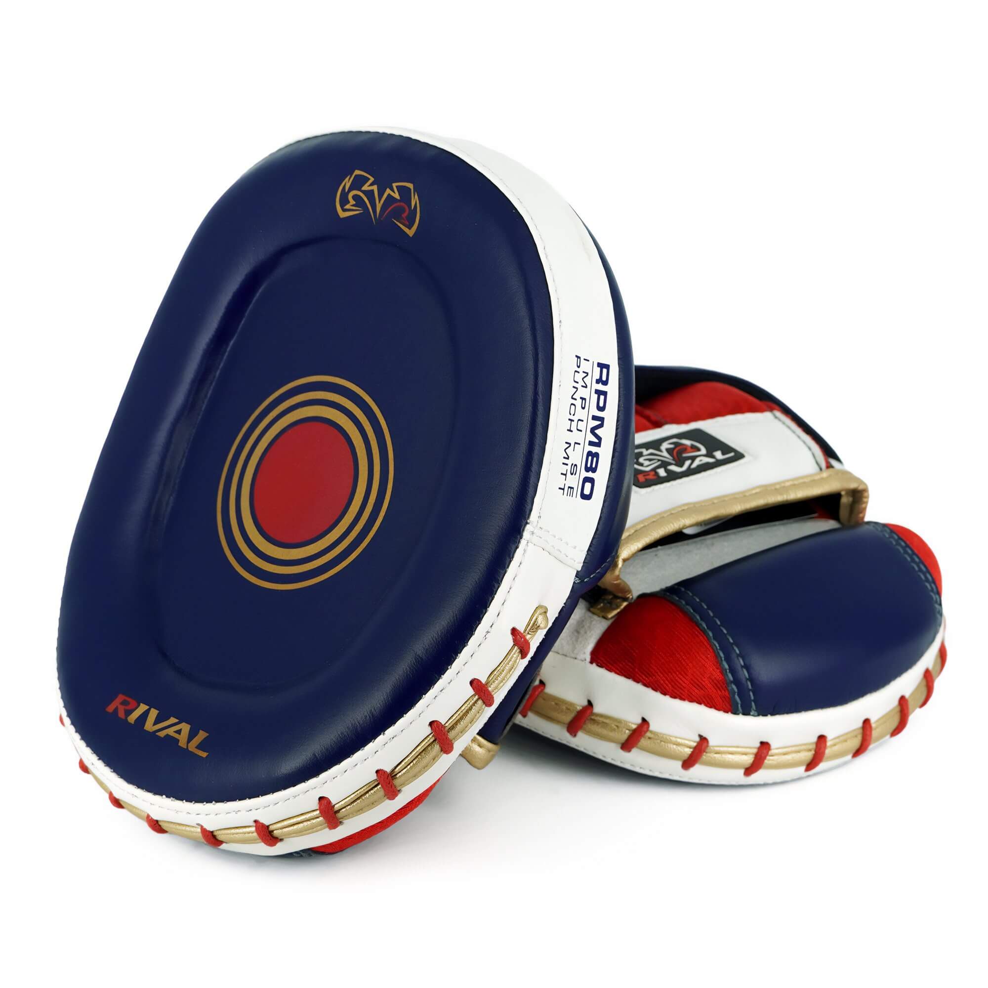 Rival RPM80 Impulse Punch Mitts Navy - Image 4