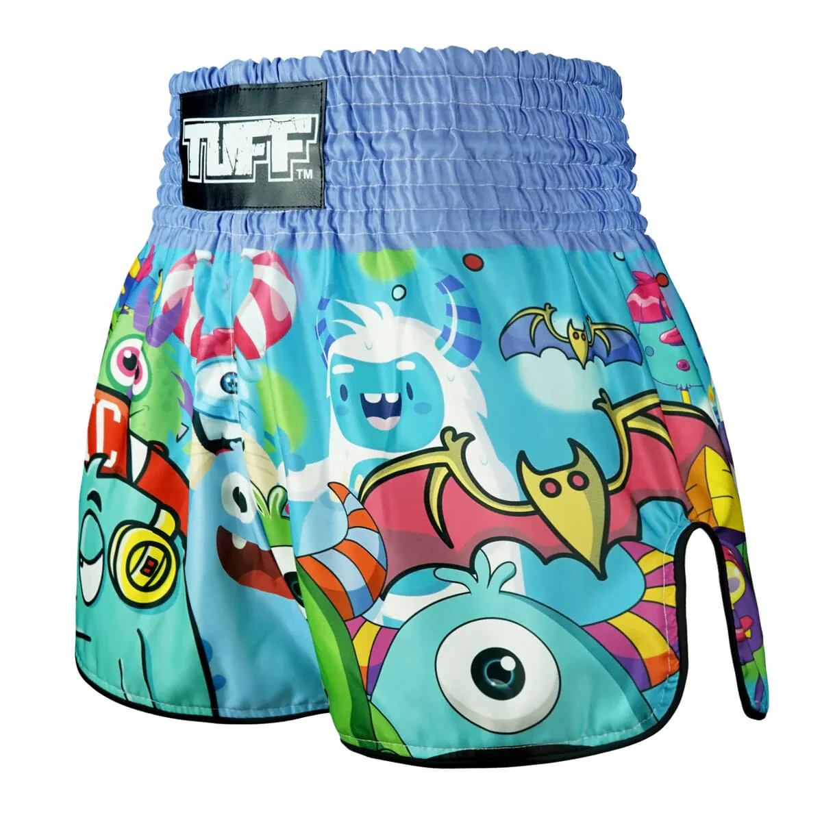 RMS104 TUFF Kids Muay Thai Shorts Party Monster - Image 2