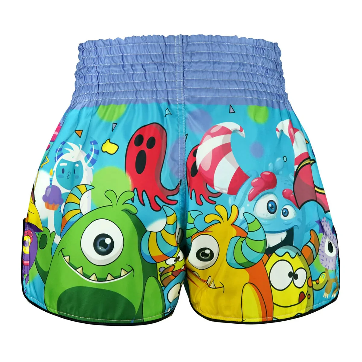 RMS104 TUFF Kids Muay Thai Shorts Party Monster - Image 3