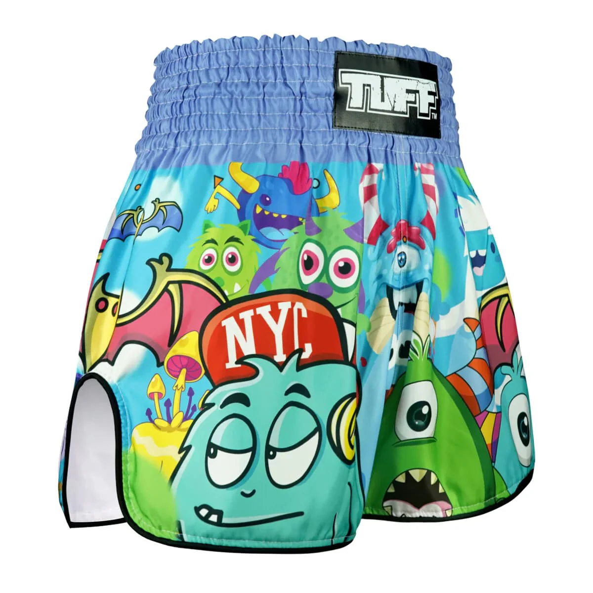 RMS104 TUFF Kids Muay Thai Shorts Party Monster - Image 4