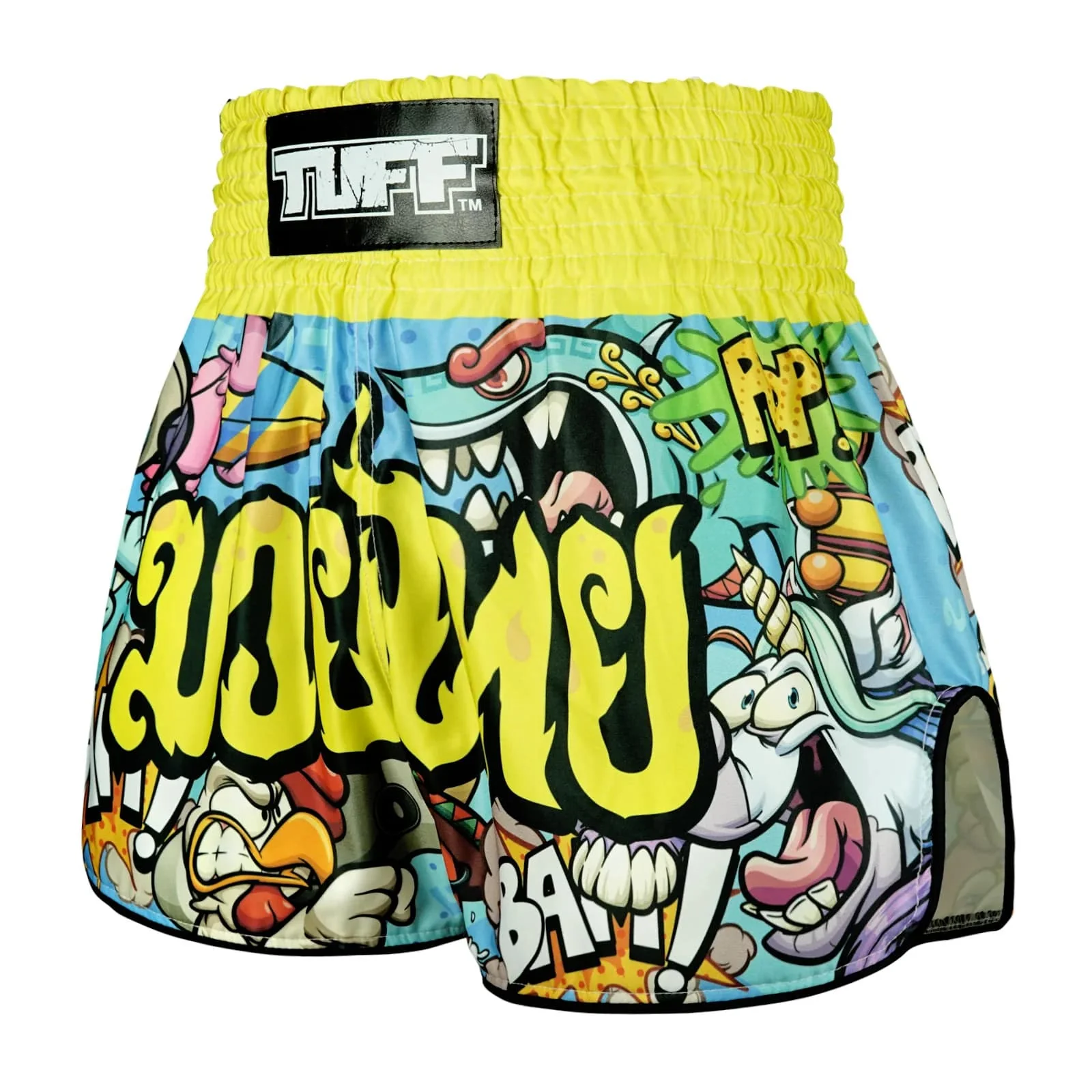 RMS106 TUFF Kids Muay Thai Shorts Ready To Rumble - Image 2