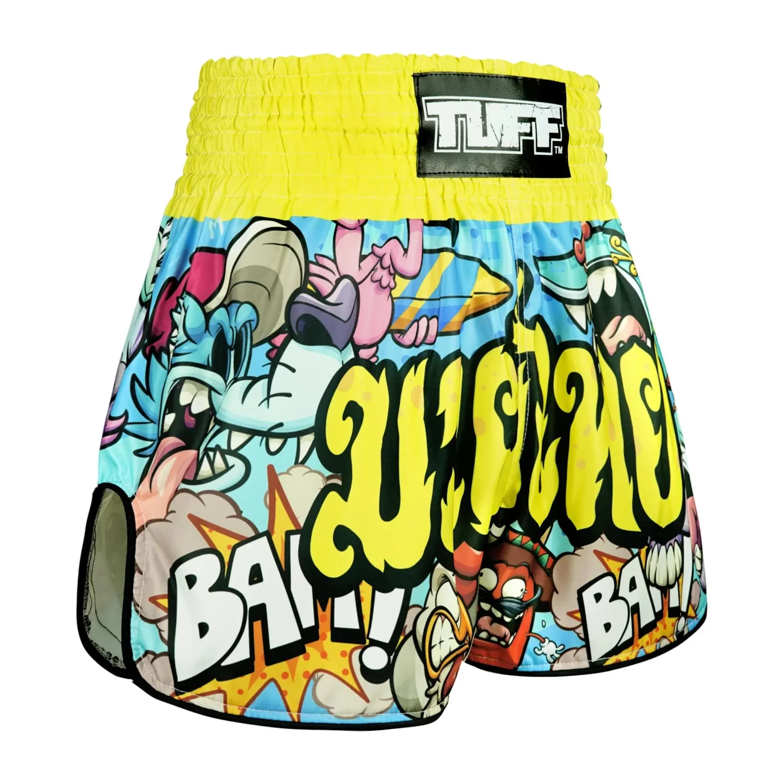 RMS106 TUFF Kids Muay Thai Shorts Ready To Rumble - Image 4
