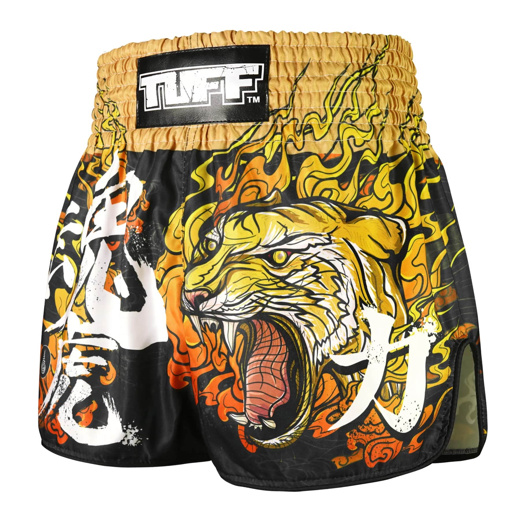 RMS111 TUFF High-Cut Retro Muaythai Shorts Tora Mazuka The True Tiger - Image 2