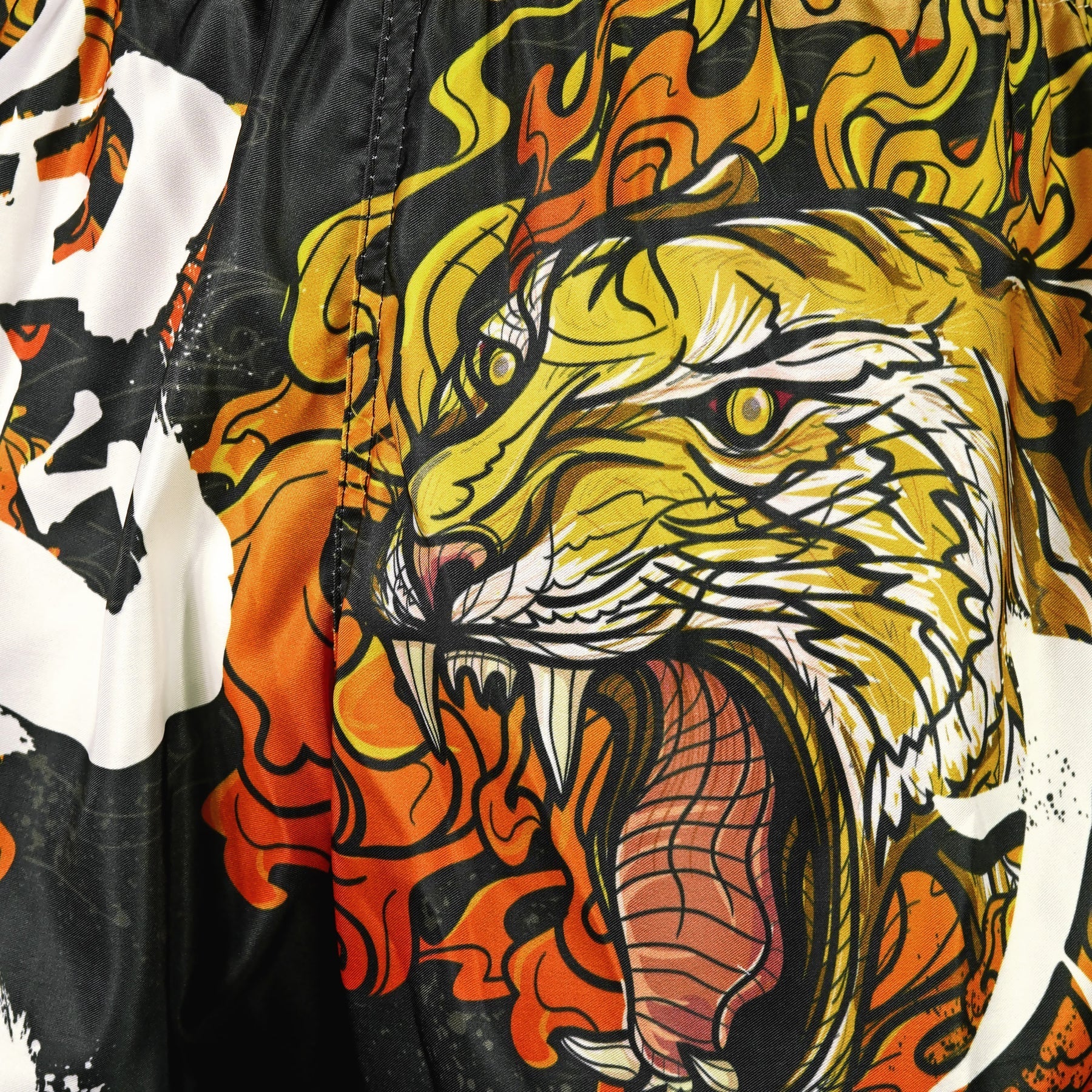RMS111 TUFF High-Cut Retro Muaythai Shorts Tora Mazuka The True Tiger - Image 5