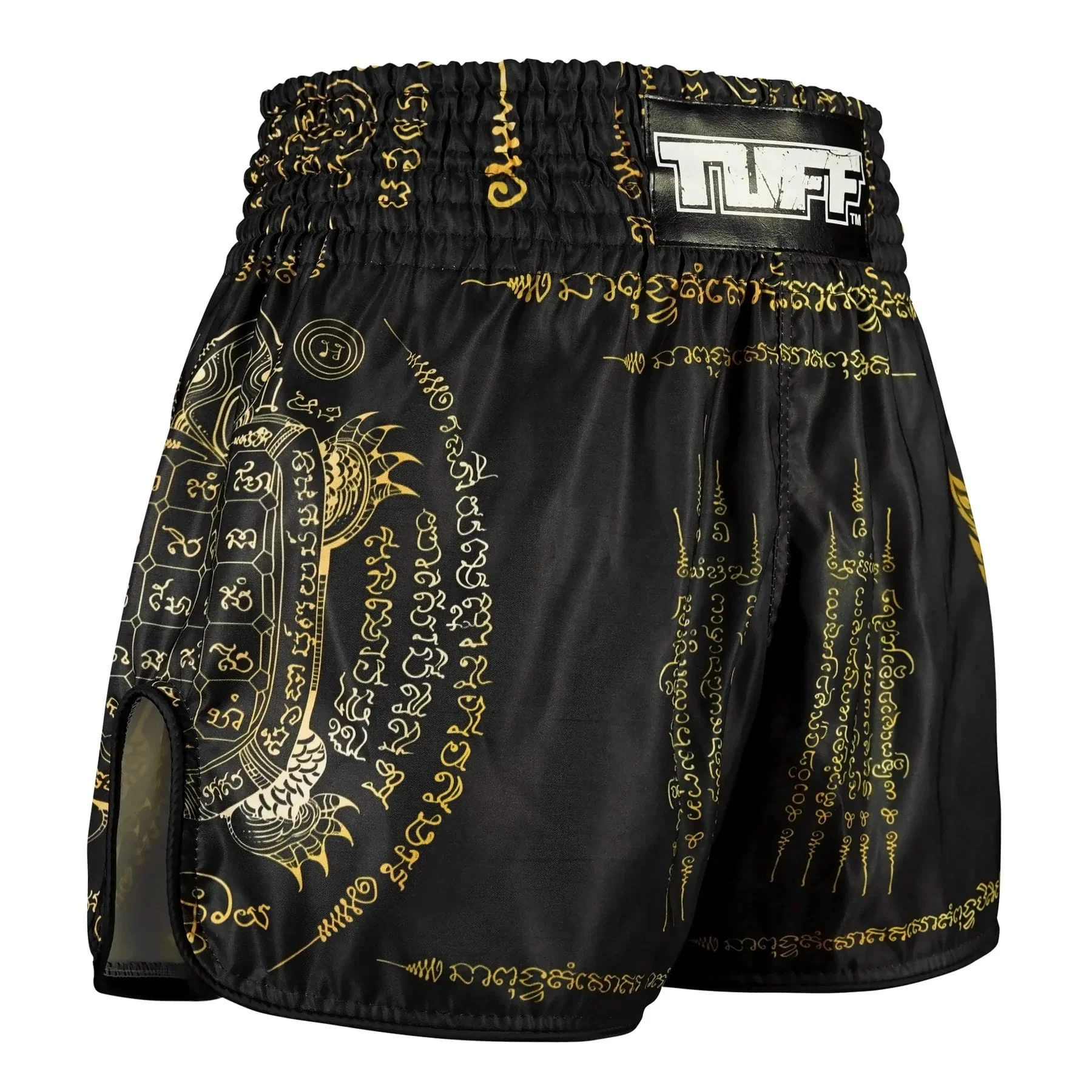 RMS116 TUFF High-Cut Retro Muaythai Shorts Yaksa Yantra - Image 4