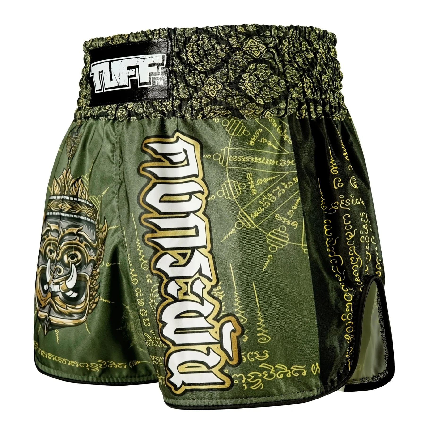 RMS117 TUFF High-Cut Retro Muaythai Shorts The Immortal Yaksa - Image 2