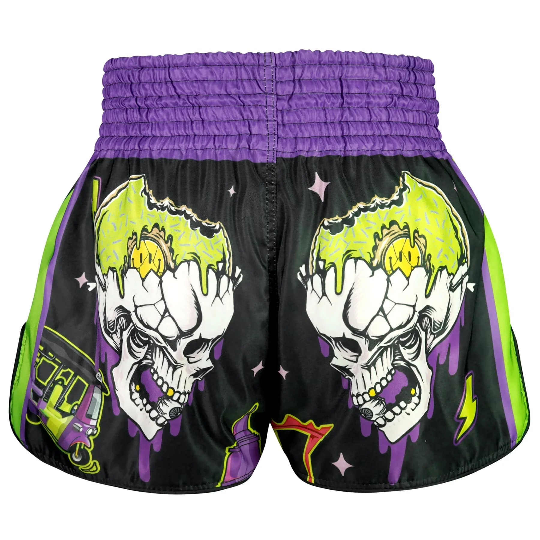 RMS118 TUFF High-Cut Retro Muaythai Shorts The TKO Night - Image 3