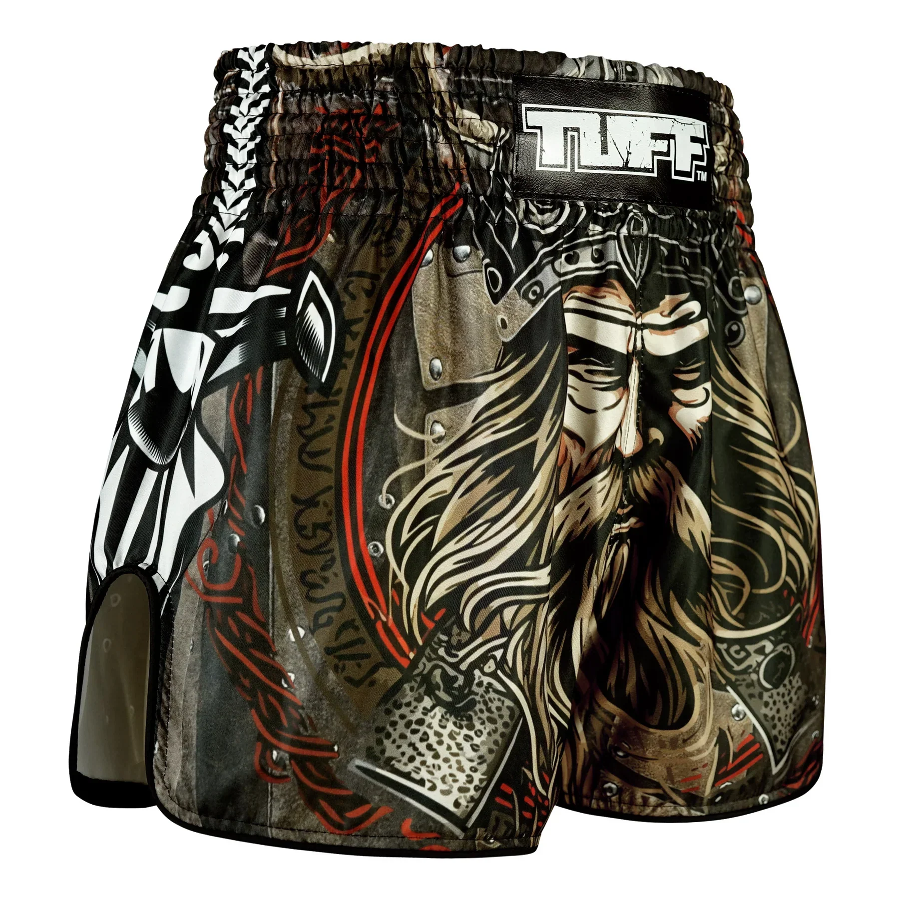 RMS120 TUFF High-Cut Retro Muaythai Shorts Berserkers Fury - Image 2