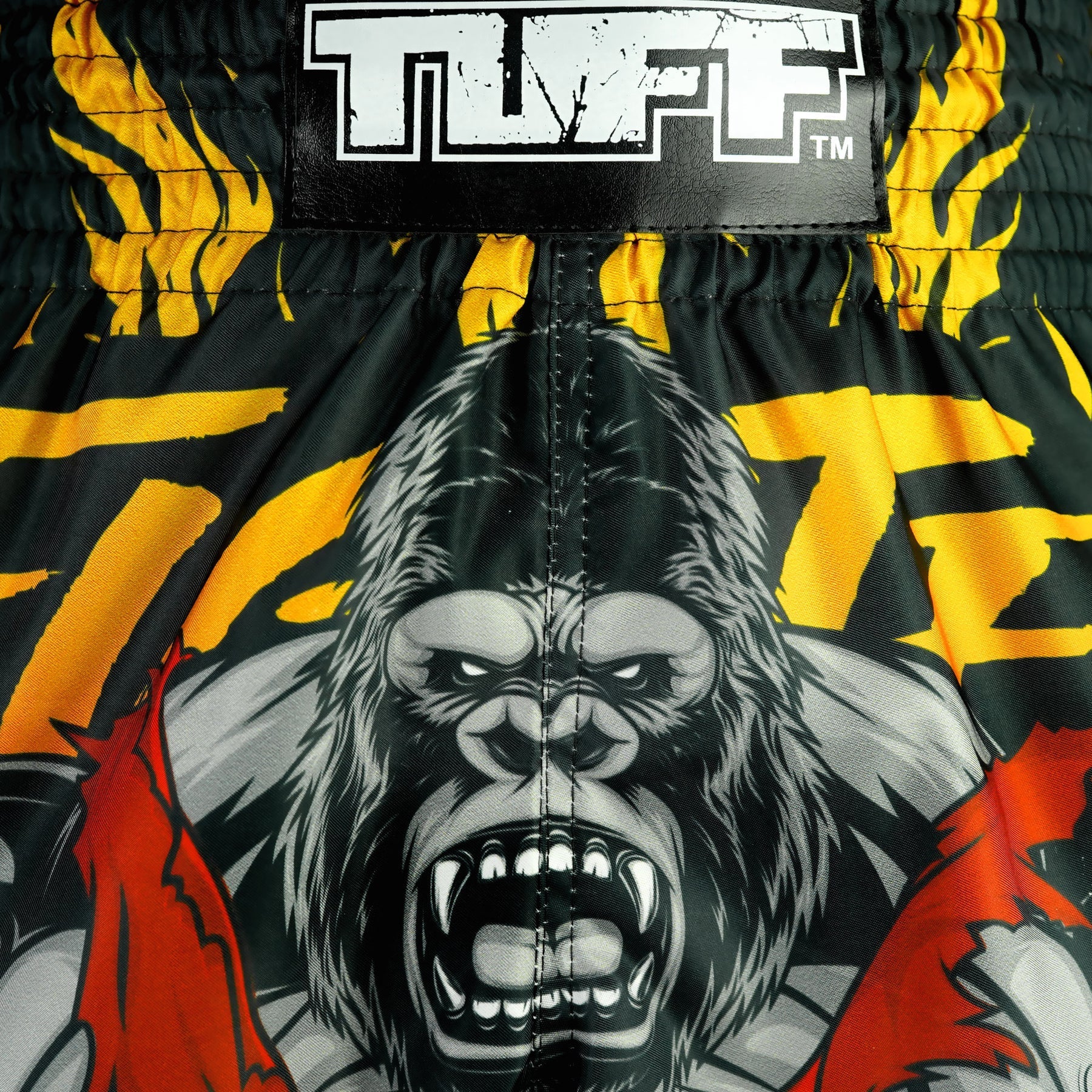 RMS122 TUFF High-Cut Retro Muaythai Shorts The Gigantic Beast - Image 5