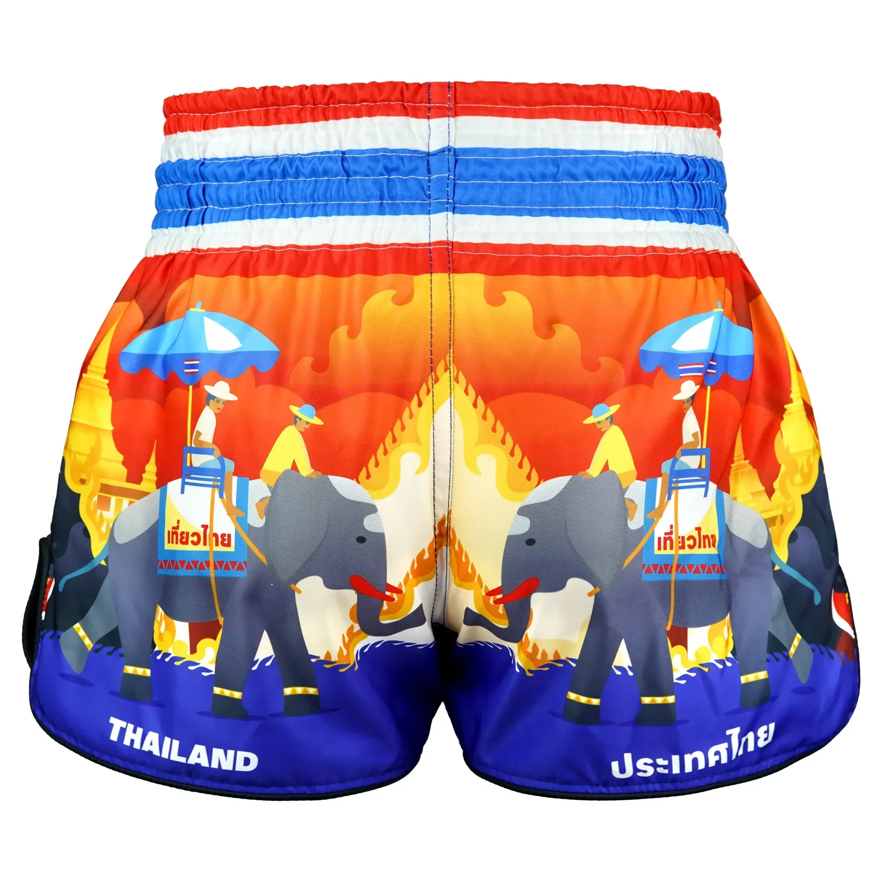 RMS126 TUFF High-Cut Retro Muaythai Shorts The Siam in Motion - Image 3