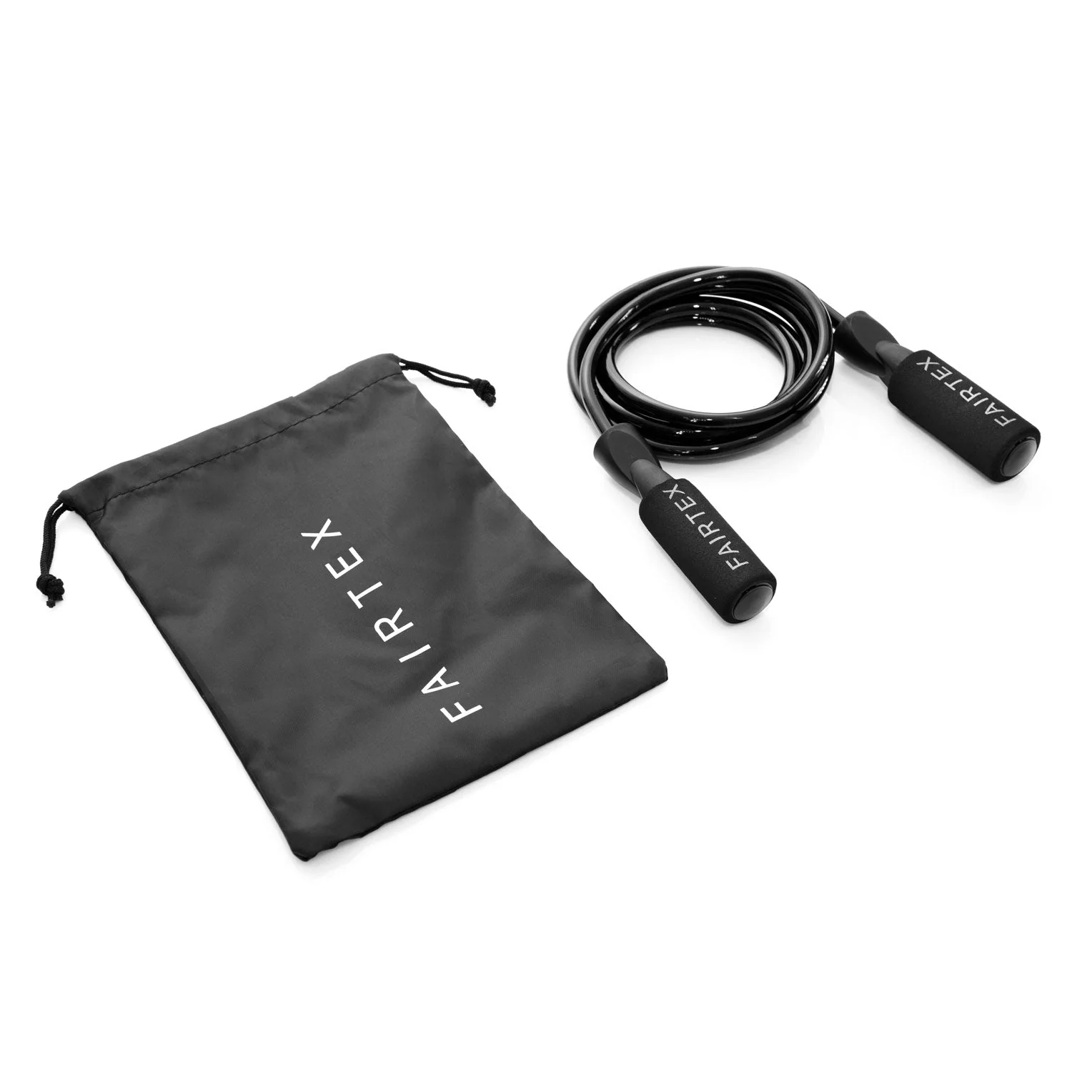 ROPE3 Fairtex Ball Bearing Skipping Rope Black - Image 2