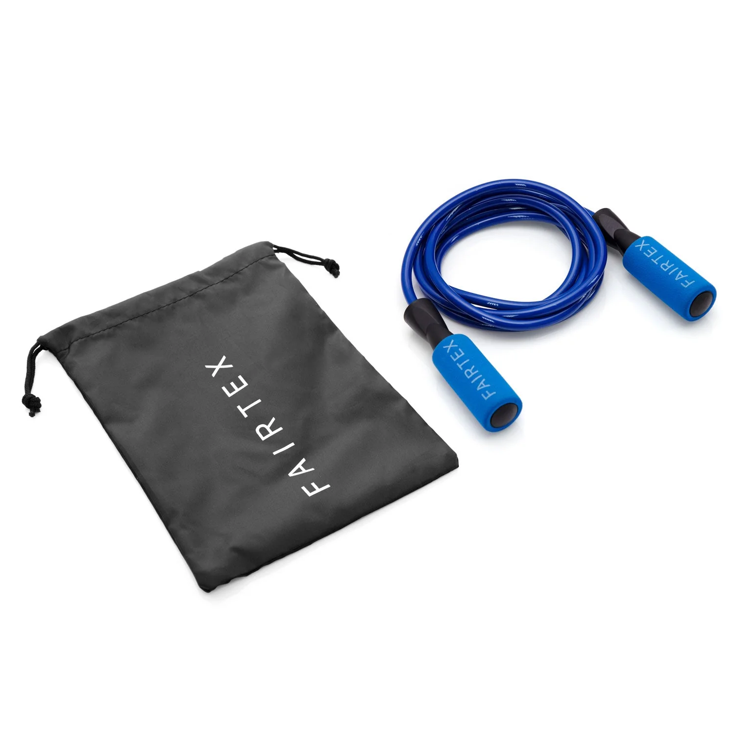 ROPE3 Fairtex Ball Bearing Skipping Rope Blue - Image 2