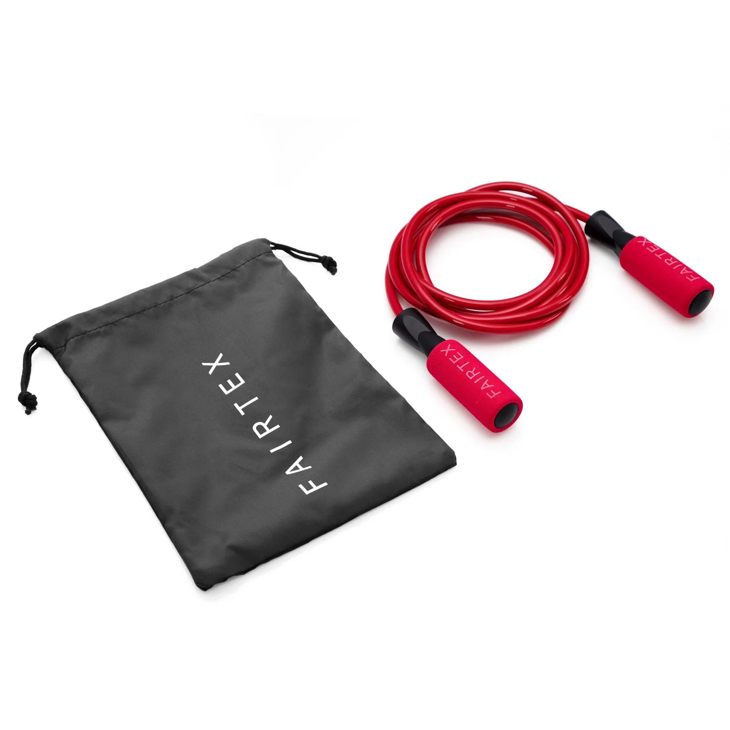 ROPE3 Fairtex Ball Bearing Skipping Rope Red - Image 2