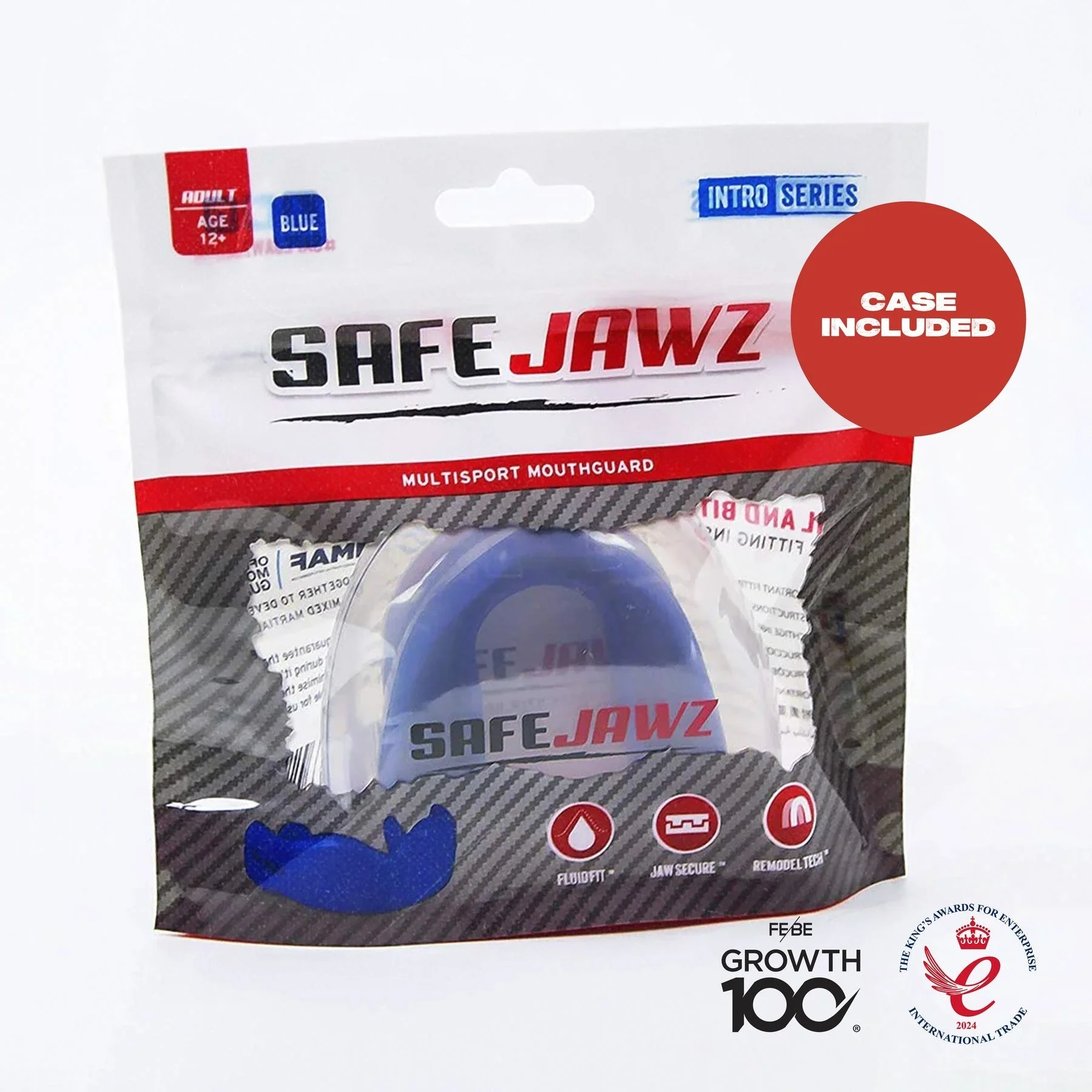 SafeJawz Intro Mouthguard Blue - Image 5