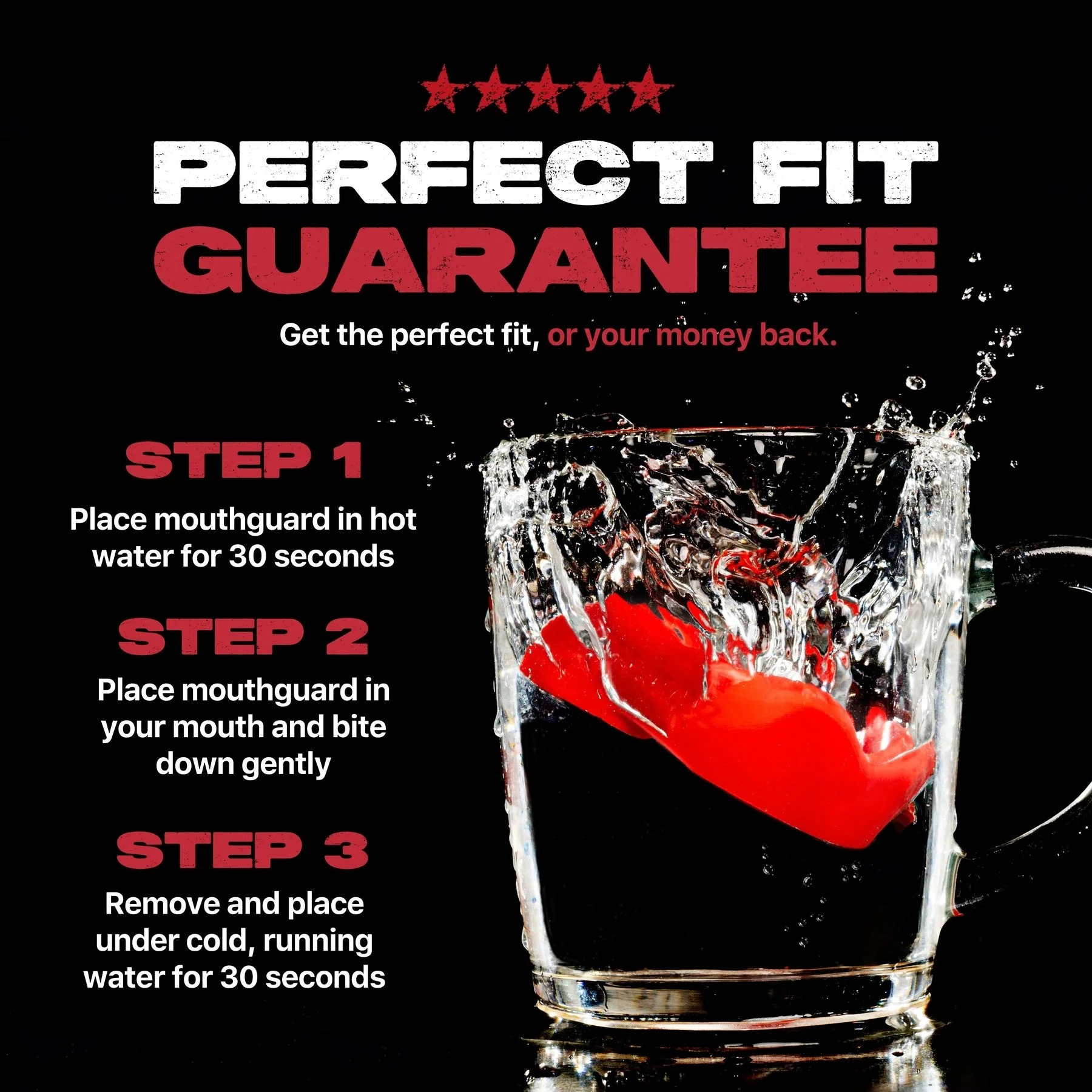 SafeJawz Intro Mouthguard Red - Image 3