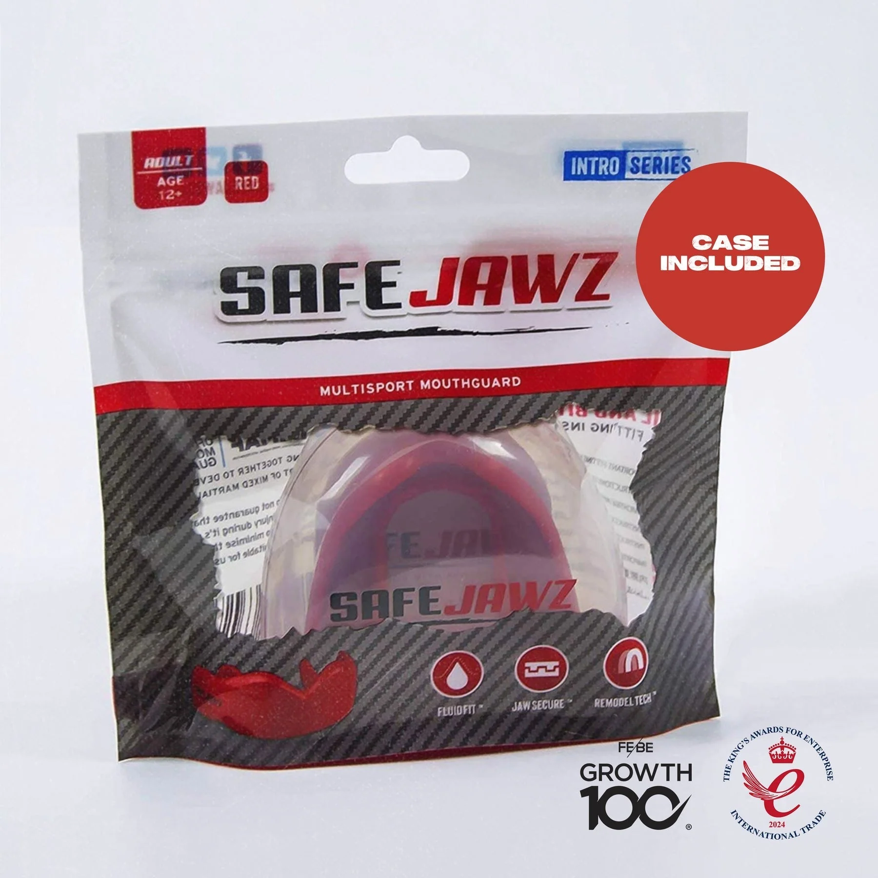 SafeJawz Intro Mouthguard Red - Image 5