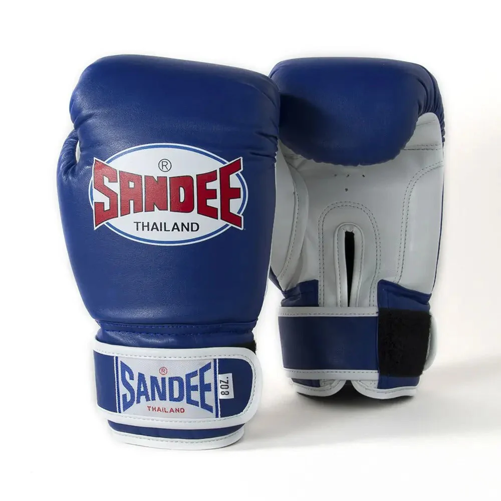 Sandee Authentic Kids Muay Thai Gloves Blue - Image 2