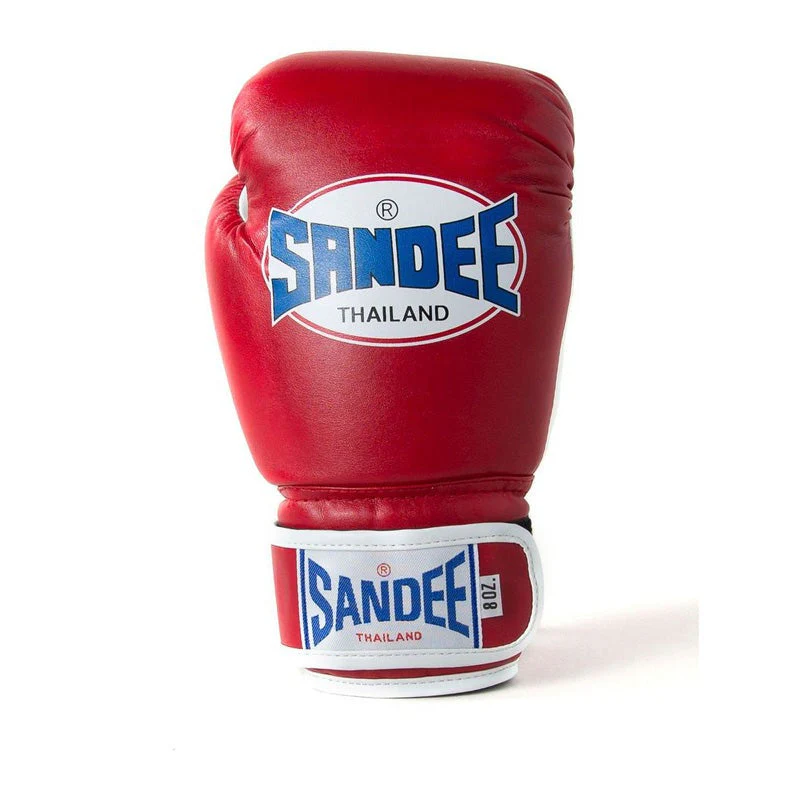 Sandee Authentic Kids Muay Thai Gloves Red - Image 3