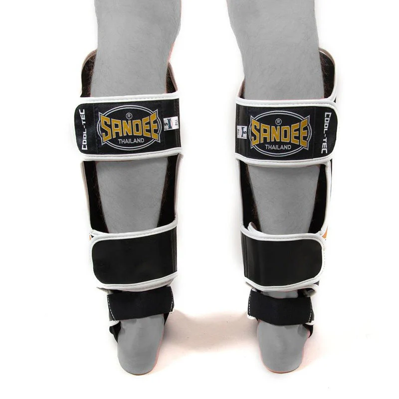 Sandee Cool-Tec Boot Shinguards Black/Gold - Image 4