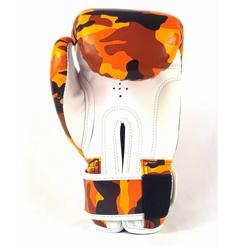 Sandee Kids Muay Thai  Gloves Camo Orange - Image 3