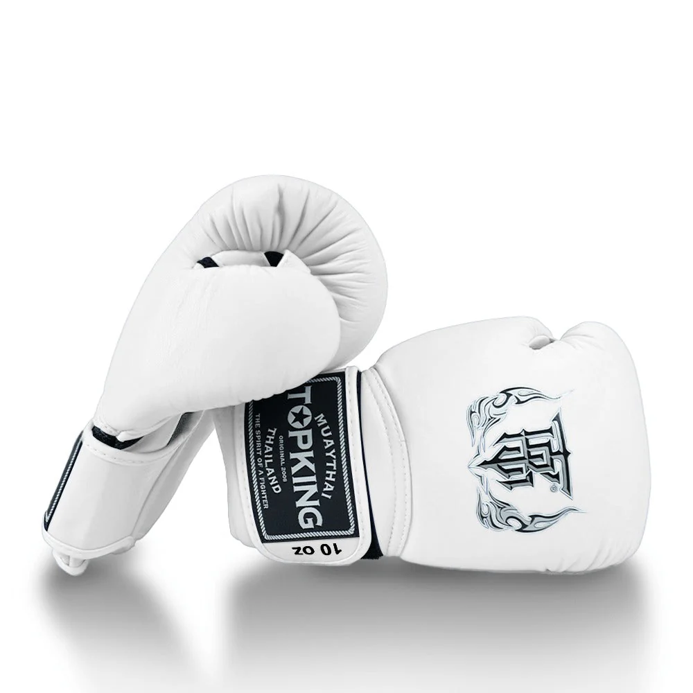 Top King TKBGSA Super Air Boxing Gloves White - Image 2