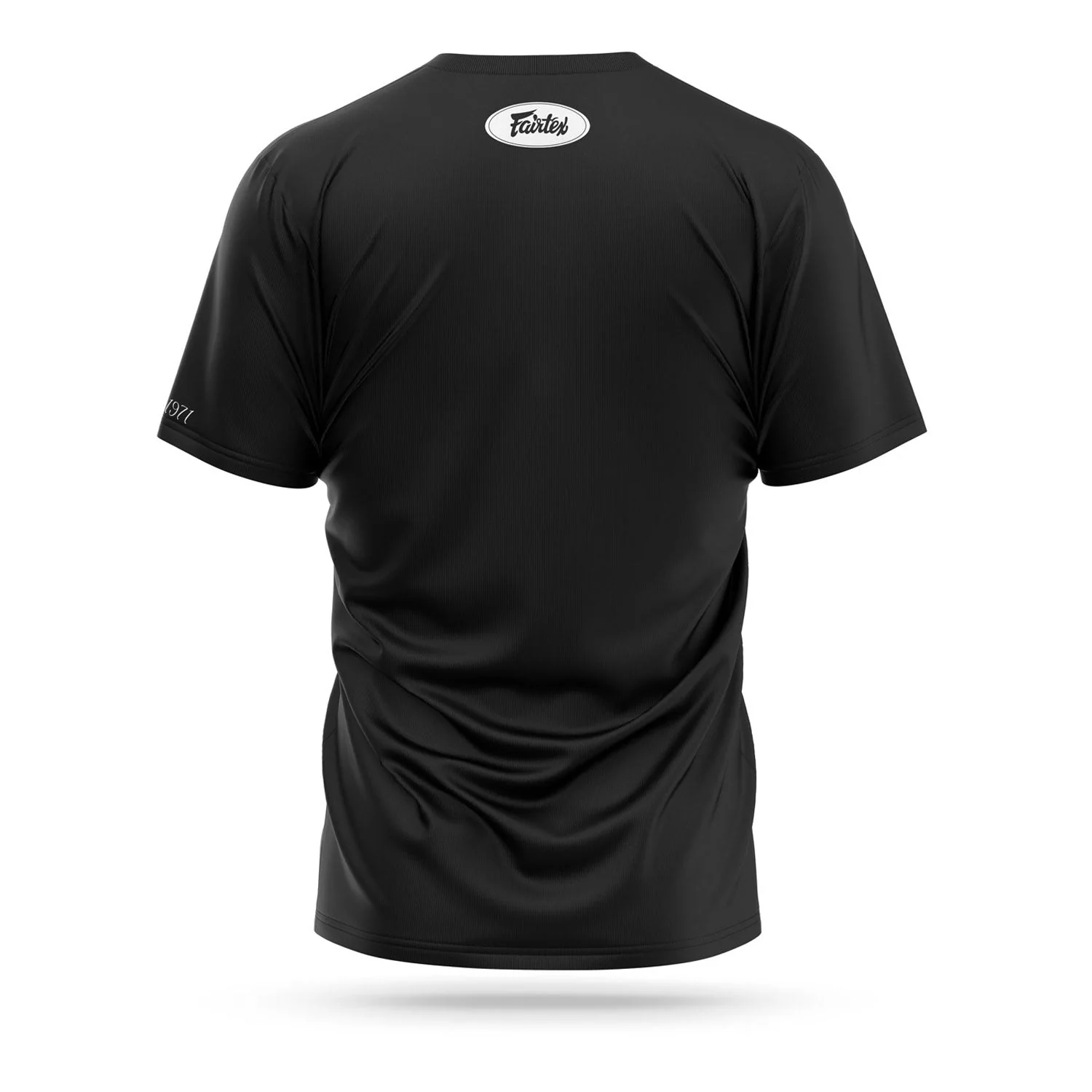 TS7 Fairtex Script Logo Cotton T-Shirt Black - Image 2