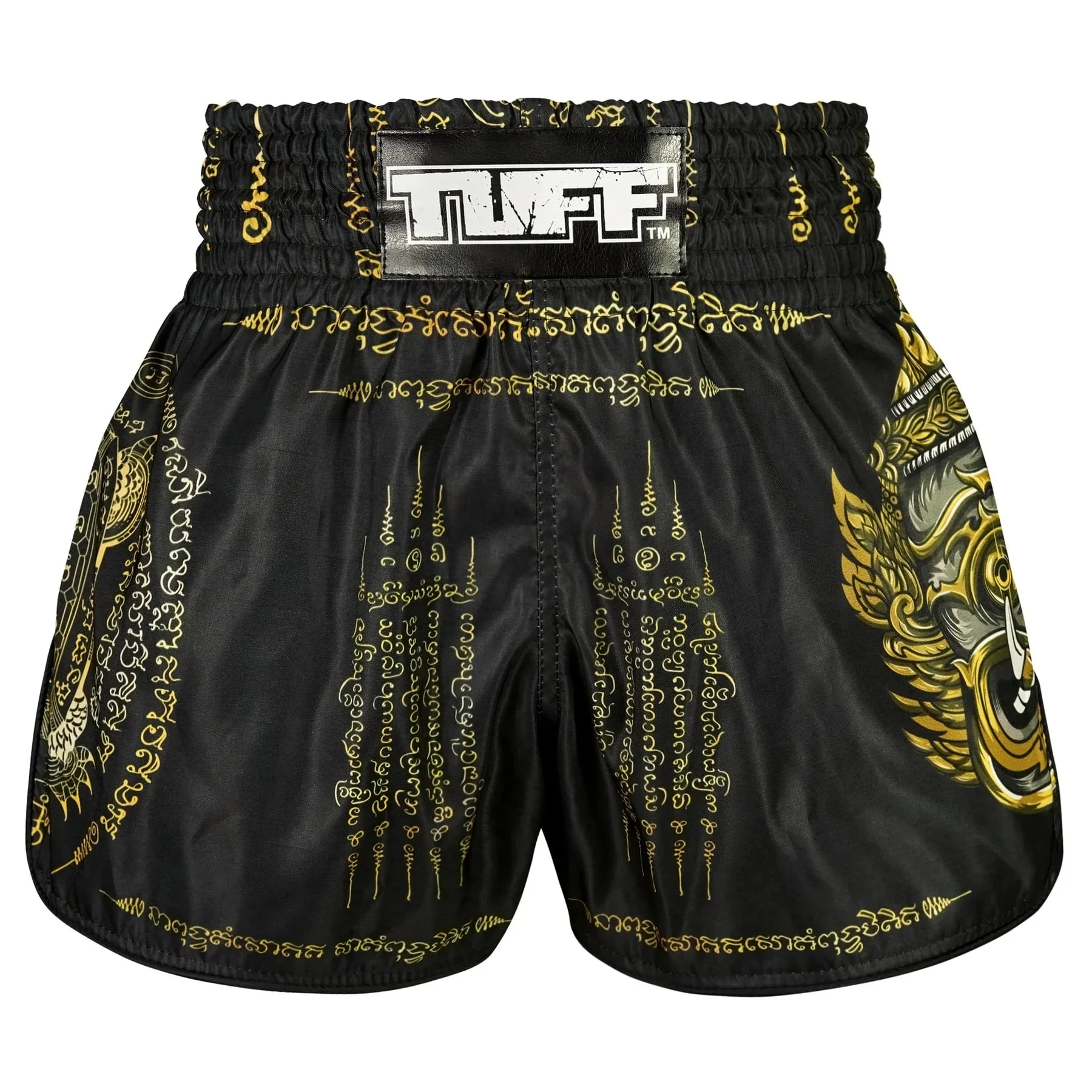 TUFF High-Cut Retro Muaythai Shorts - RMS116 - Yaksa Yantra - Image 3