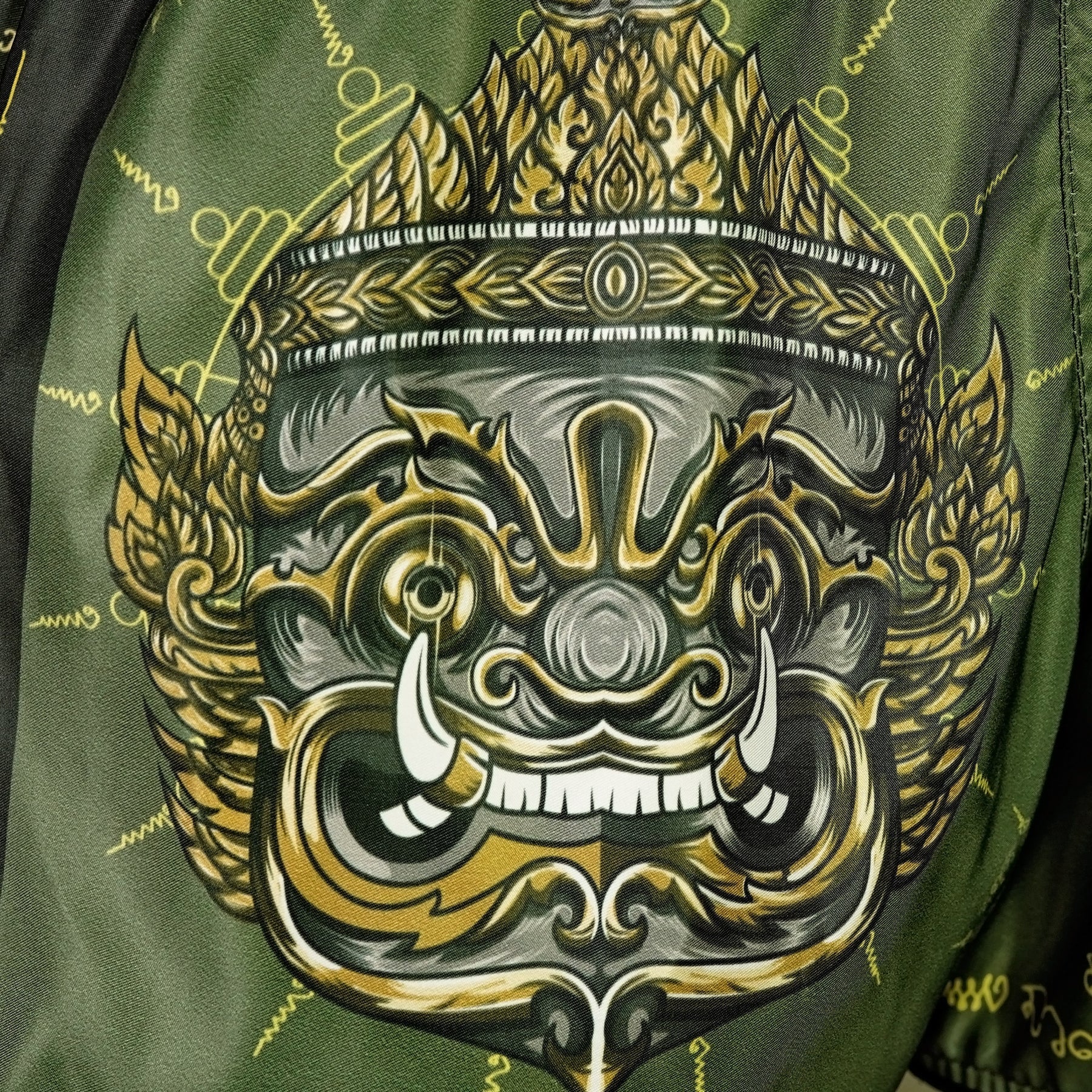 TUFF High-Cut Retro Muaythai Shorts - RMS117 - The Immortal Yaksa - Image 5