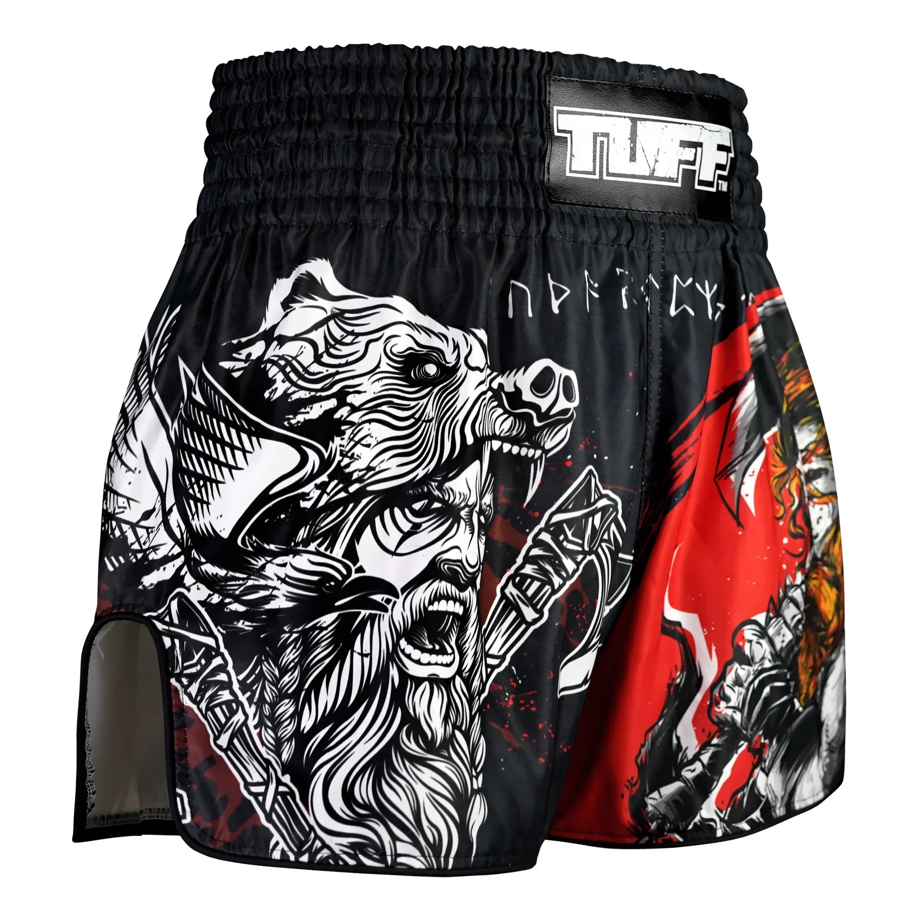 TUFF High-Cut Retro Muaythai Shorts - RMS121 - The Barbarian - Image 2