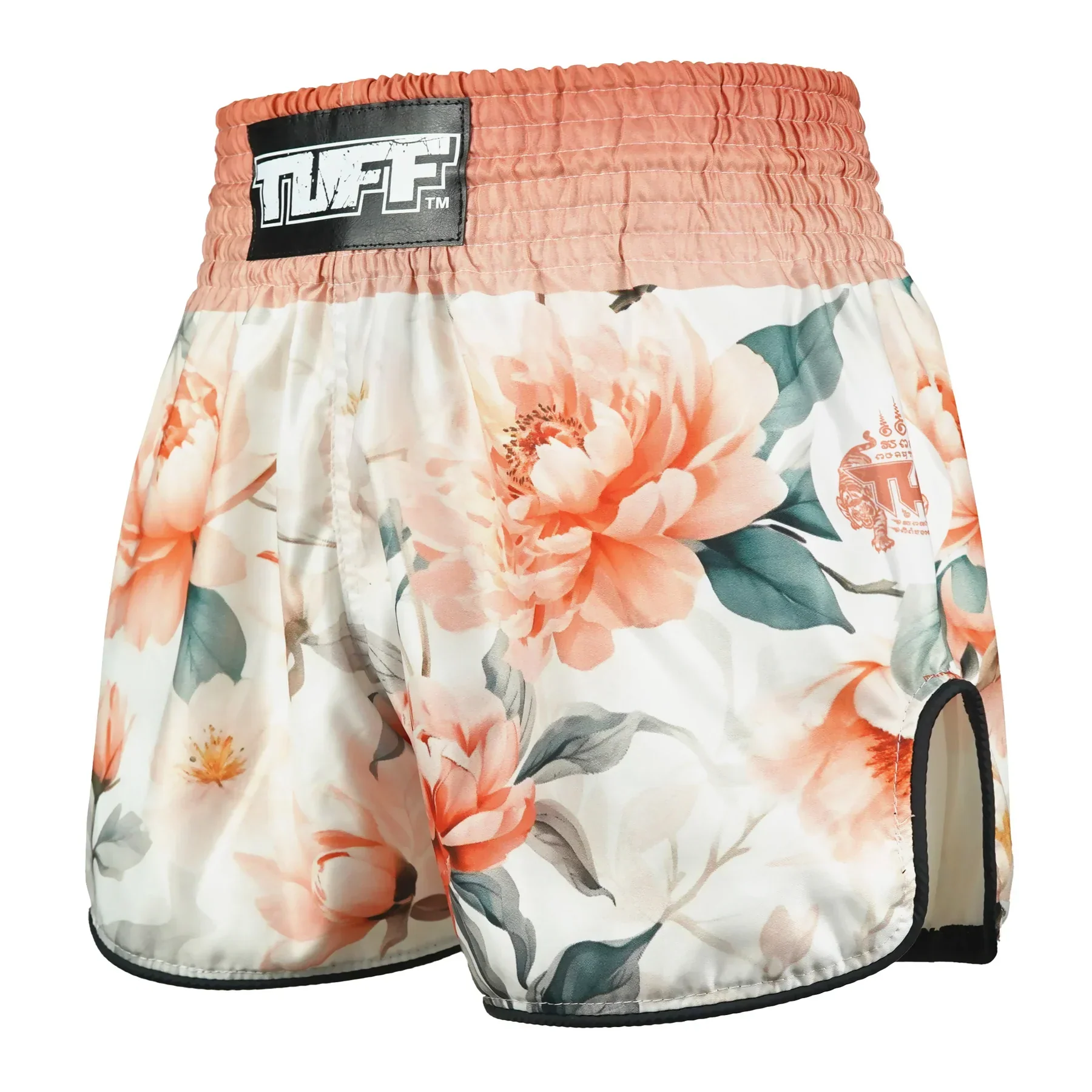 TUFF High-Cut Retro Muaythai Shorts - RMS125 - Tub-Tim Bloom - Image 2