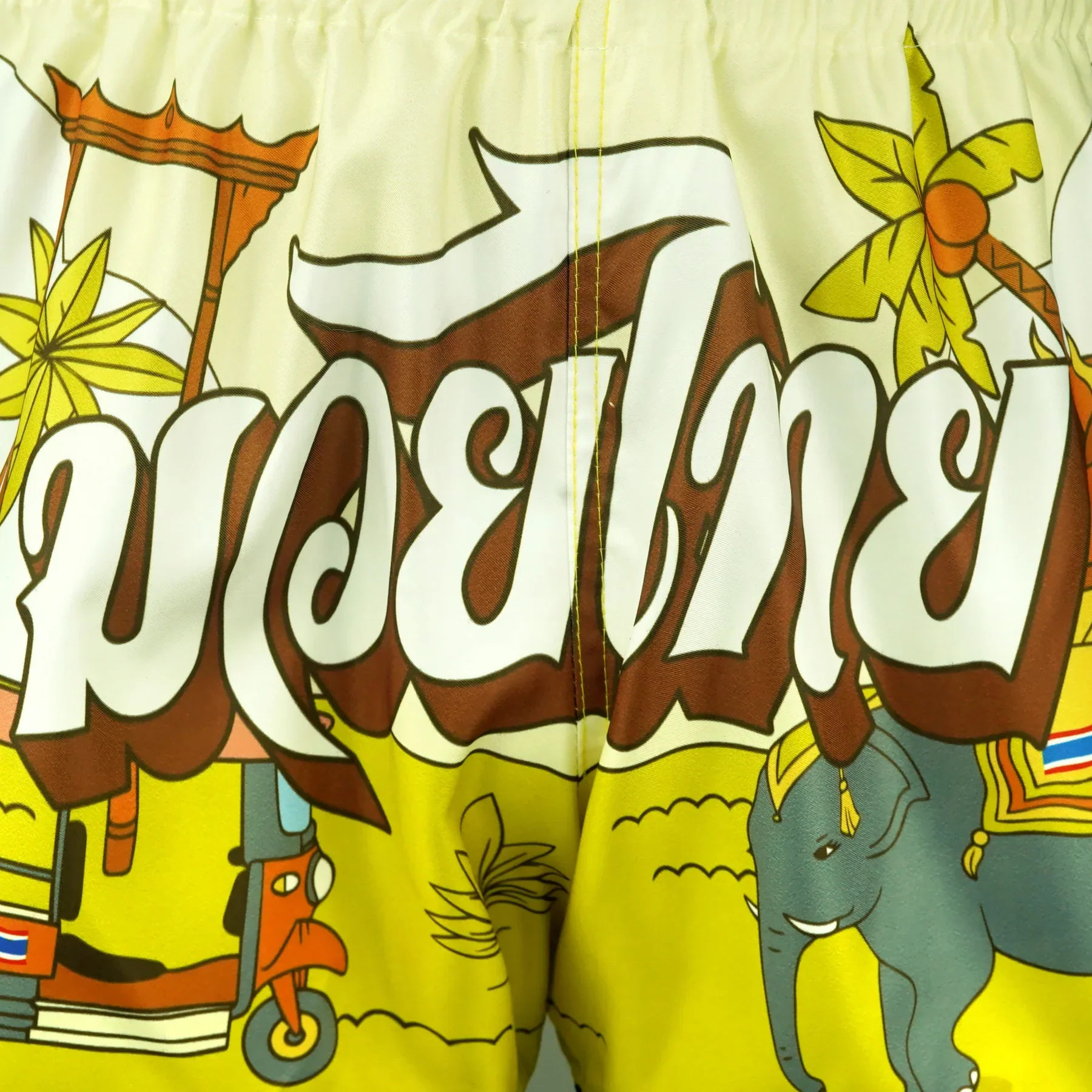 TUFF High-Cut Retro Muaythai Shorts - RMS127 - The Sunshine Journey - Image 5