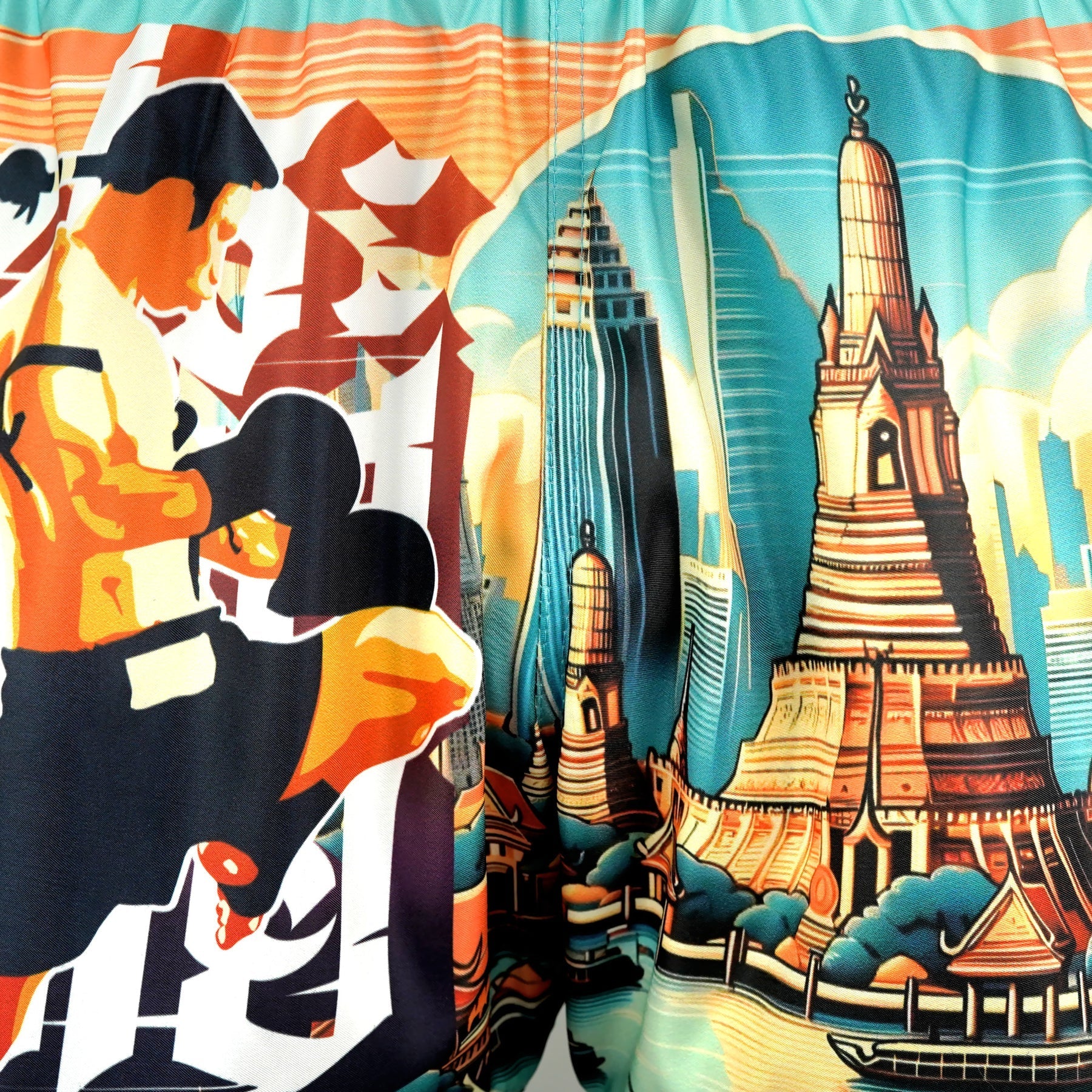 TUFF High-Cut Retro Muaythai Shorts - RMS128 - The Legacy of Thailand - Image 5