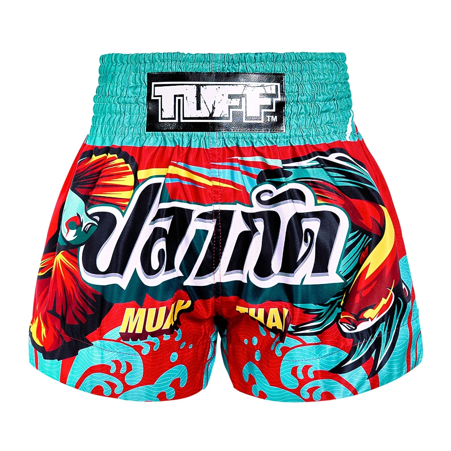 TUFF Muay Thai Shorts - MS672 - The Half-Sun Light - Image 3