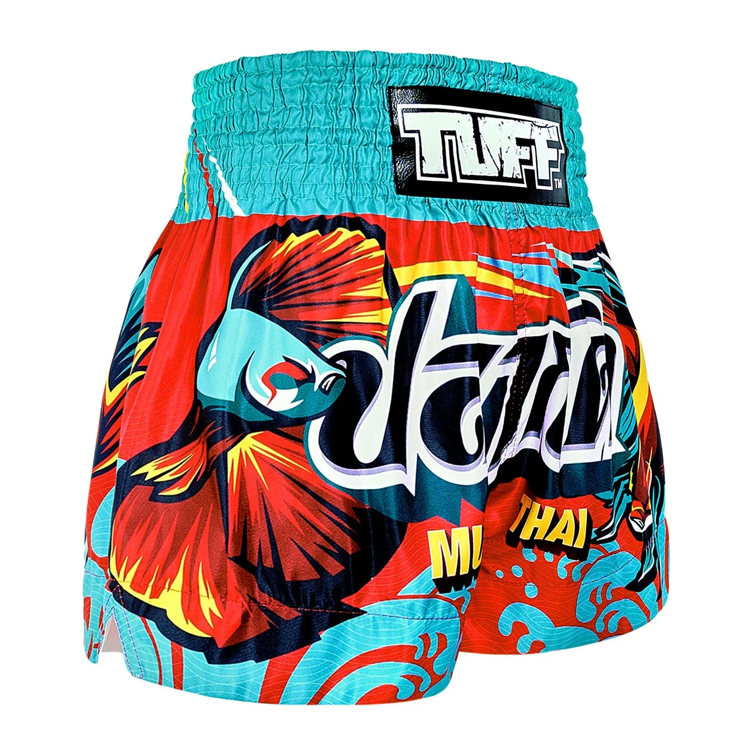 TUFF Muay Thai Shorts - MS672 - The Half-Sun Light - Image 4