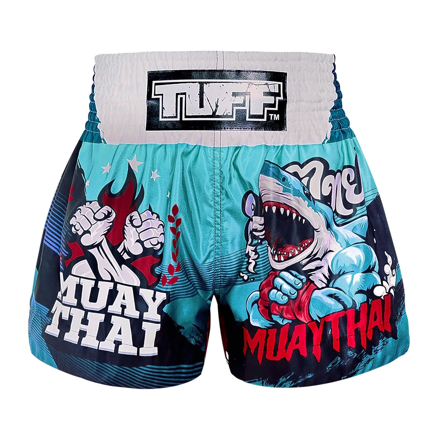 TUFF Muay Thai Shorts - MS673 - The Carcharodon - Image 3