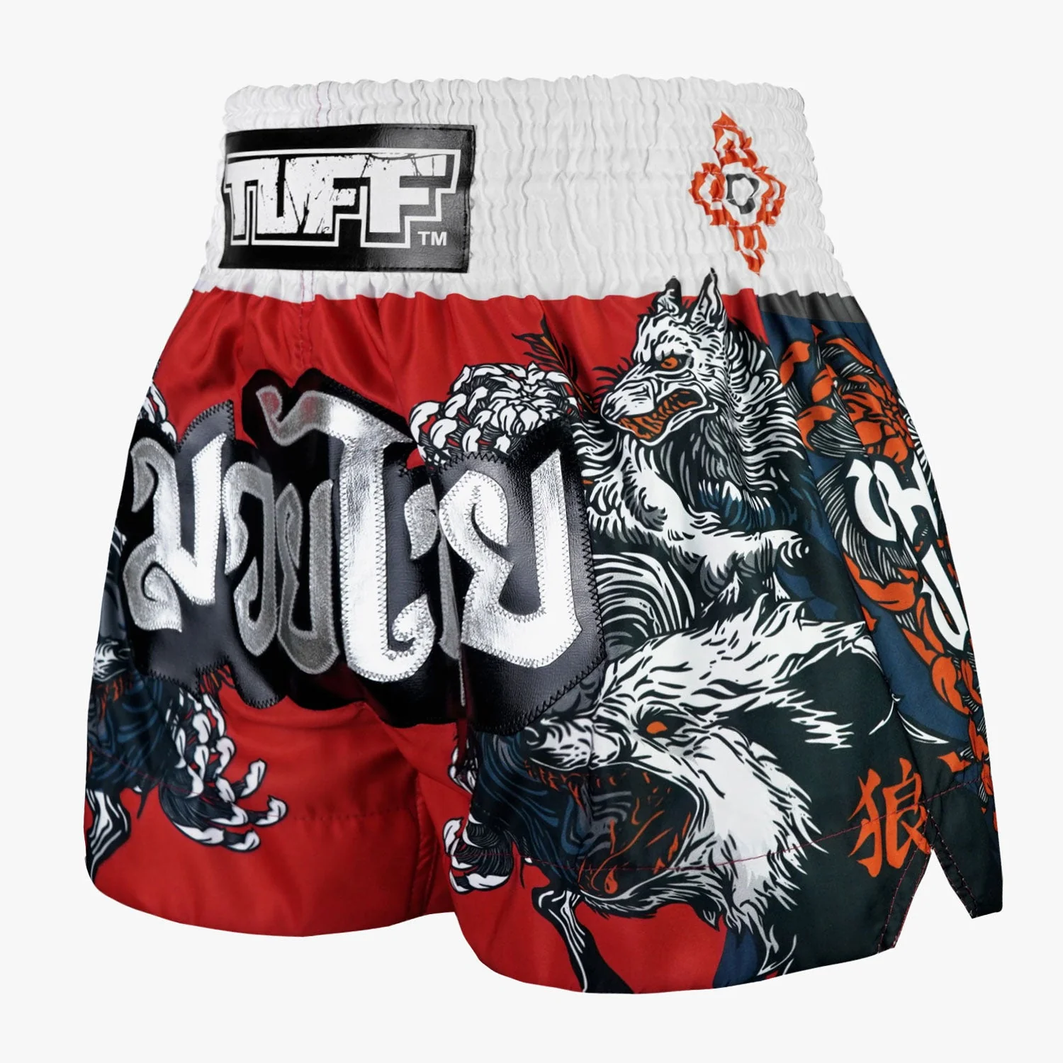 TUFF Muay Thai Shorts - MS684 - Wolfpack - Image 2