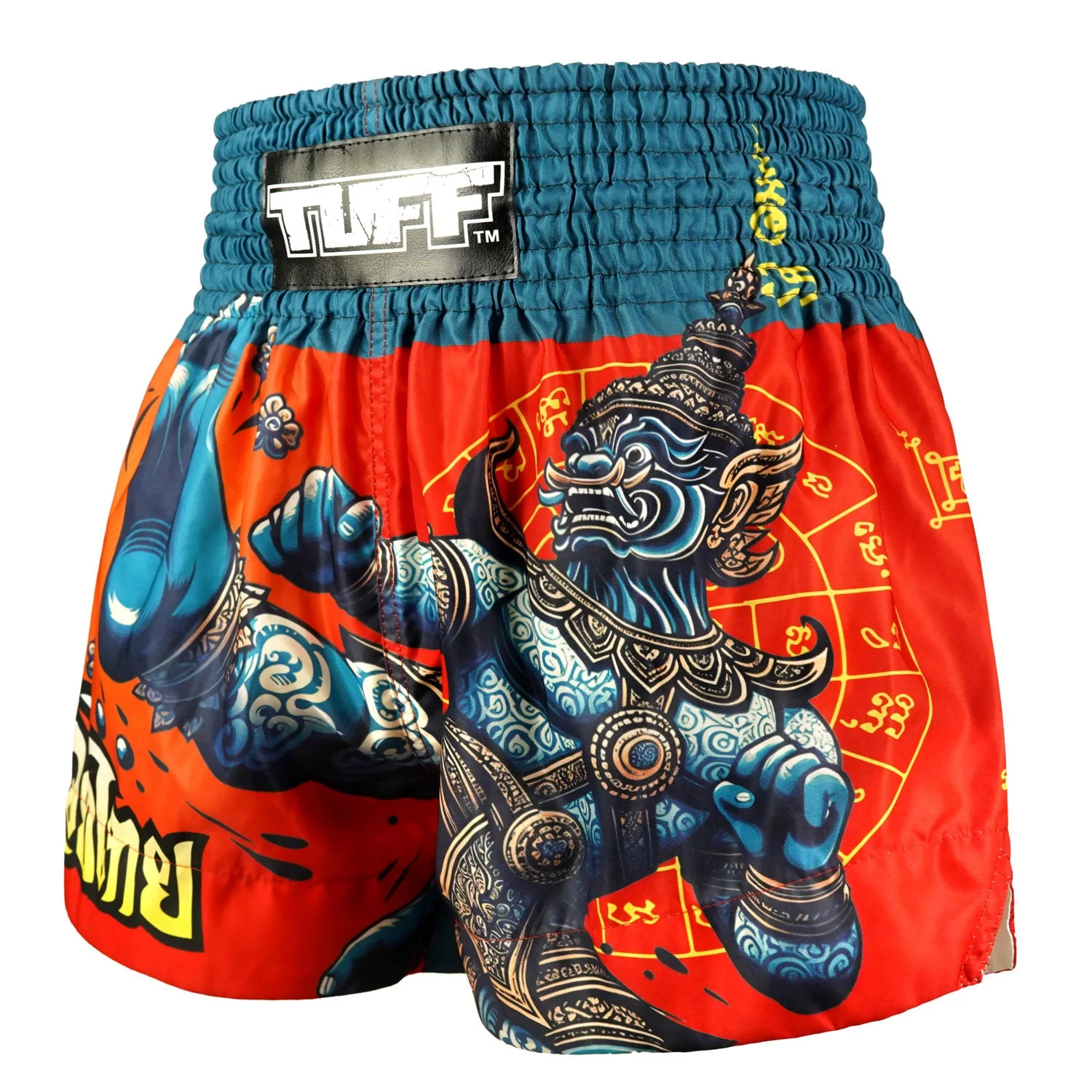 TUFF Muay Thai Shorts - MS687 - The Emerald King - Image 2