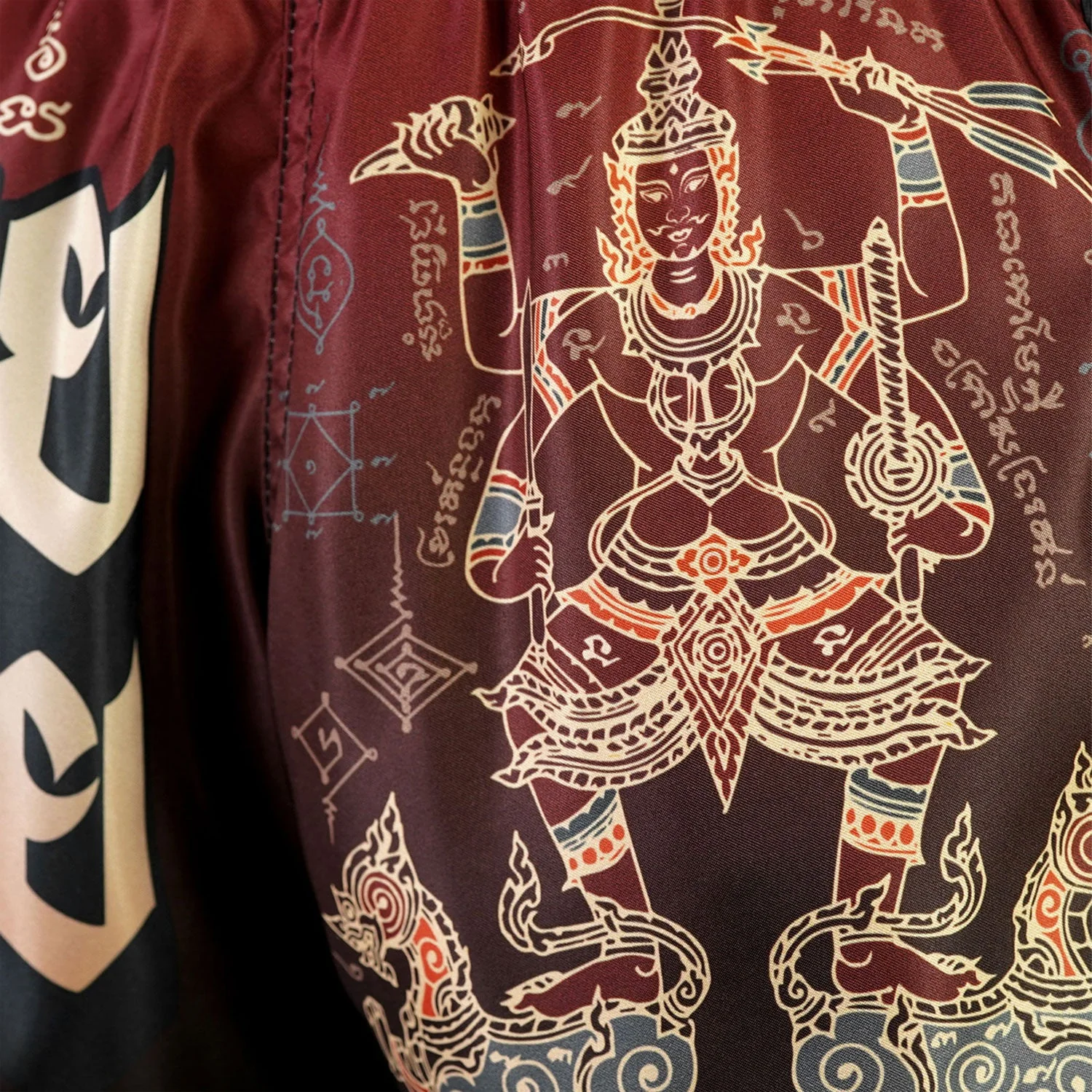 TUFF Muaythai Shorts Retro Style - MSC101 - Yant Narai Turning the Land - Image 5