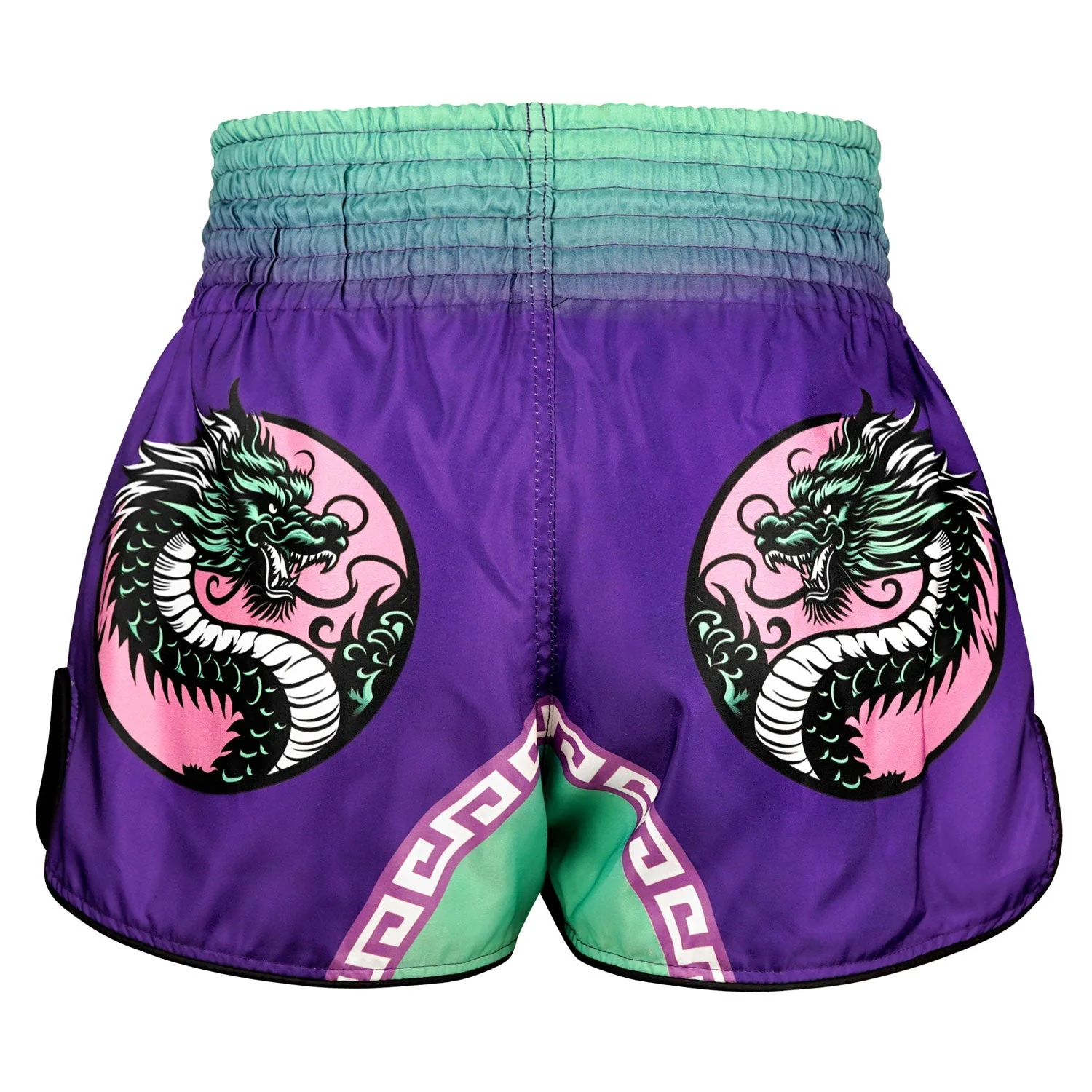 TUFF Payak Muay Thai Shorts - RMS012 - Shadow & Flame - Image 3