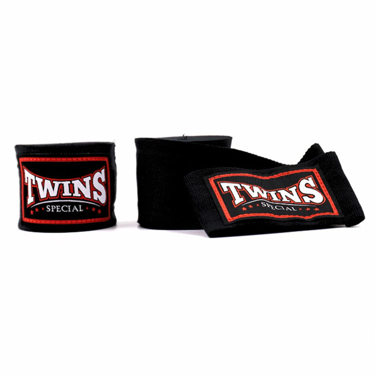 Twins Special CH5 4.5m Elastic Handwraps - Black - Image 2