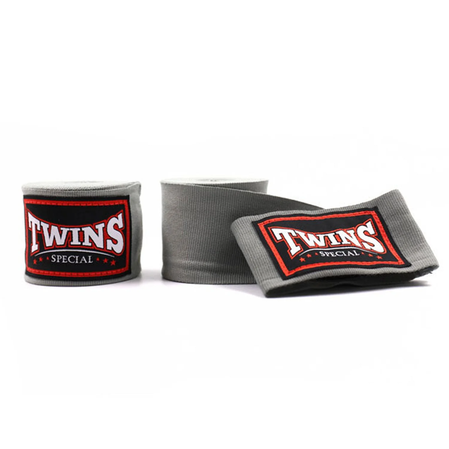 Twins Special CH5 4.5m Elastic Handwraps - Grey - Image 2